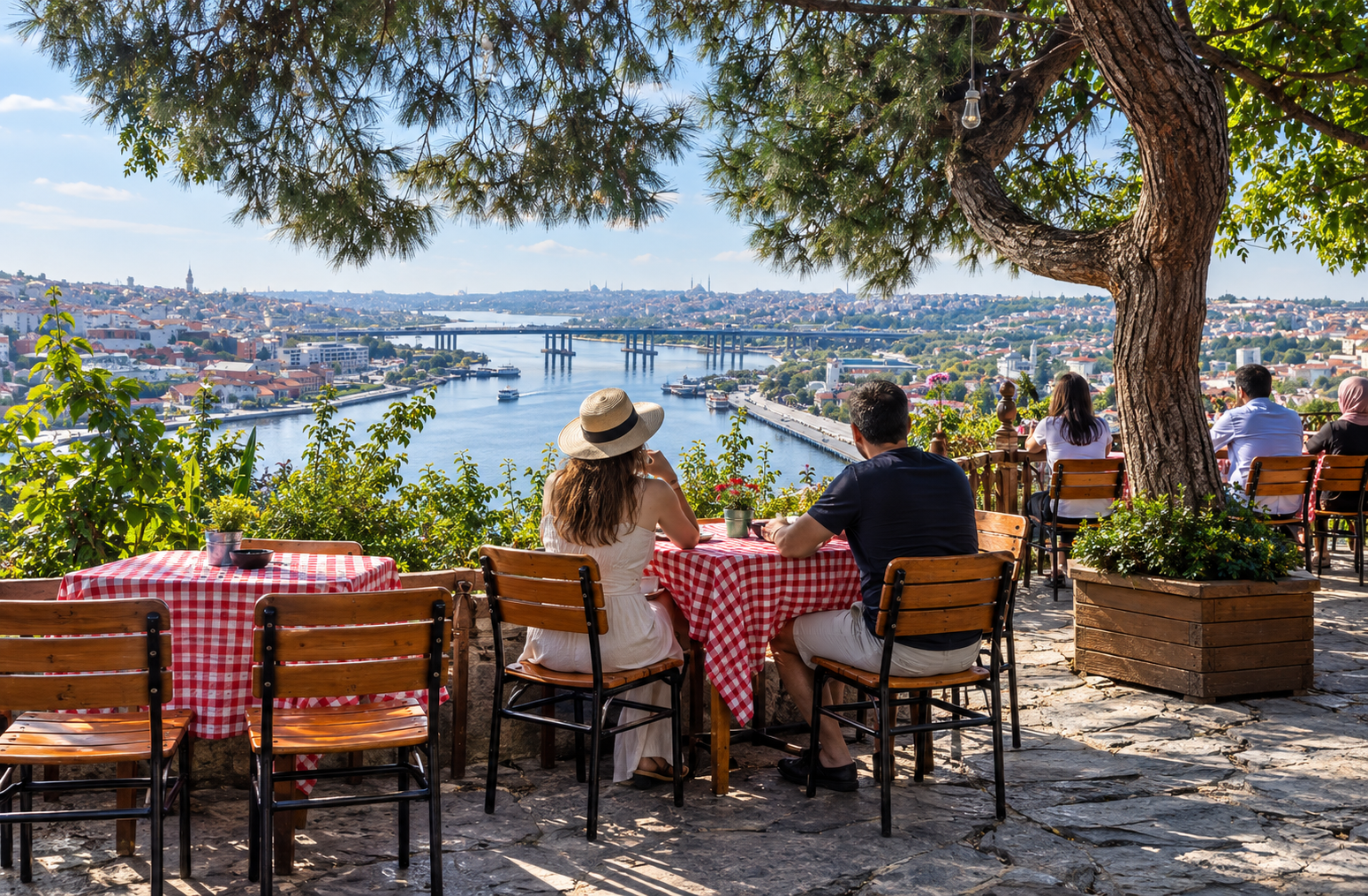 Istanbul Balat, Pierre Loti Hill, Bosphorus cruise Cable Car 3