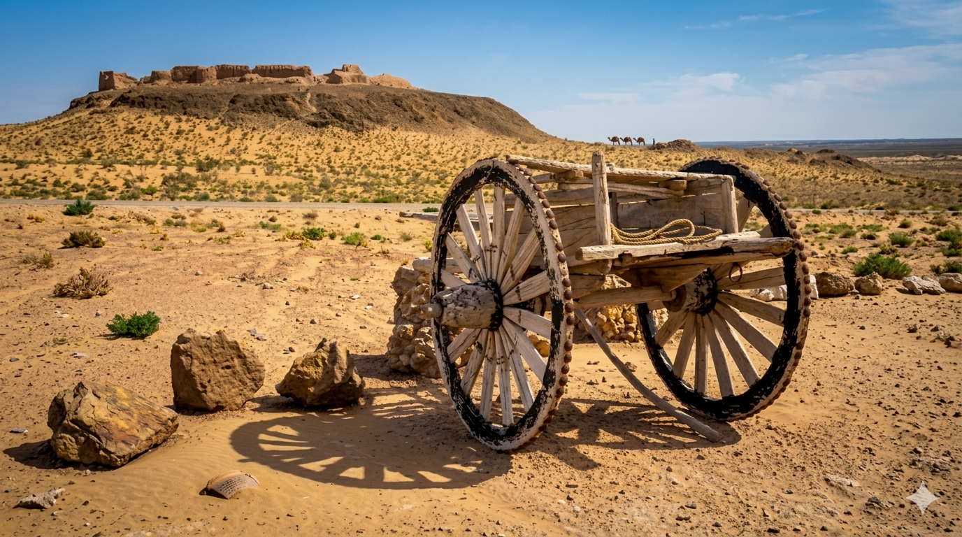 Ancient Desert Fortresses & Akchakul Lake Day Trip