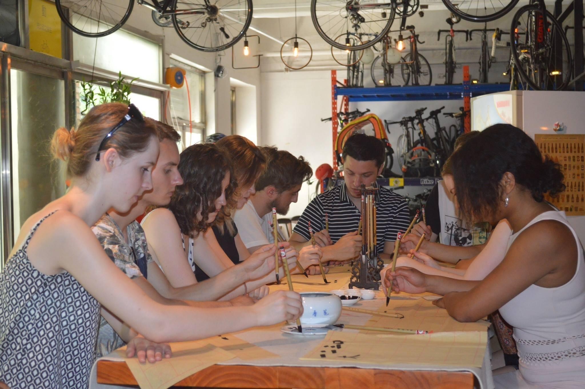 Beijing Wangfujing Calligraphy Class Nearby Forbidden City