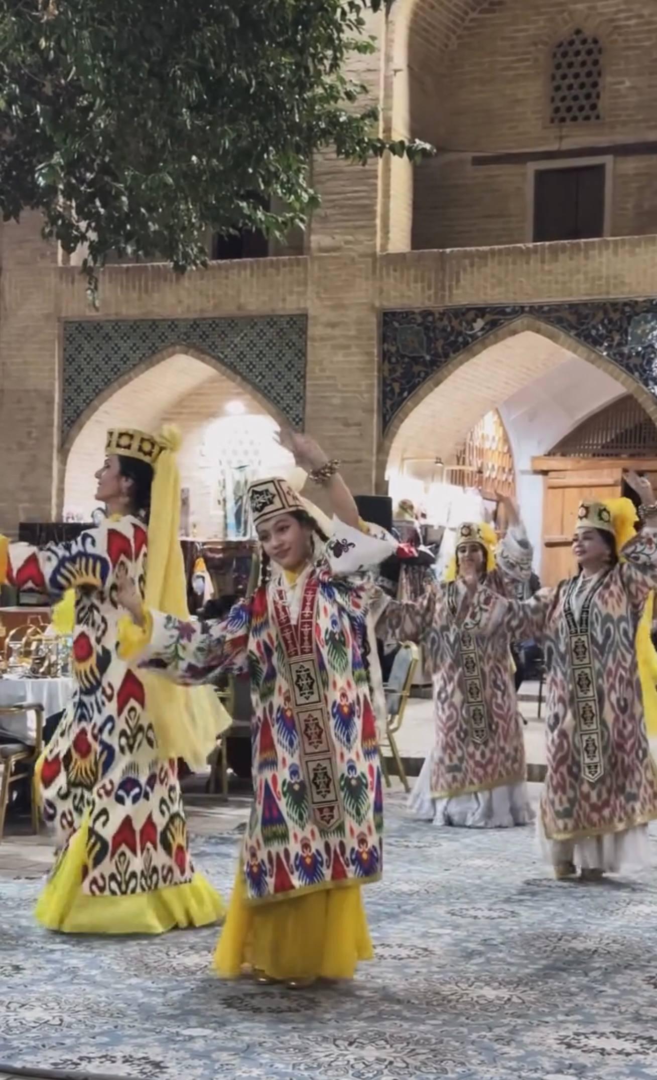 Dinner and Folklore Show at Divan Begi Madrasah in Bukhara