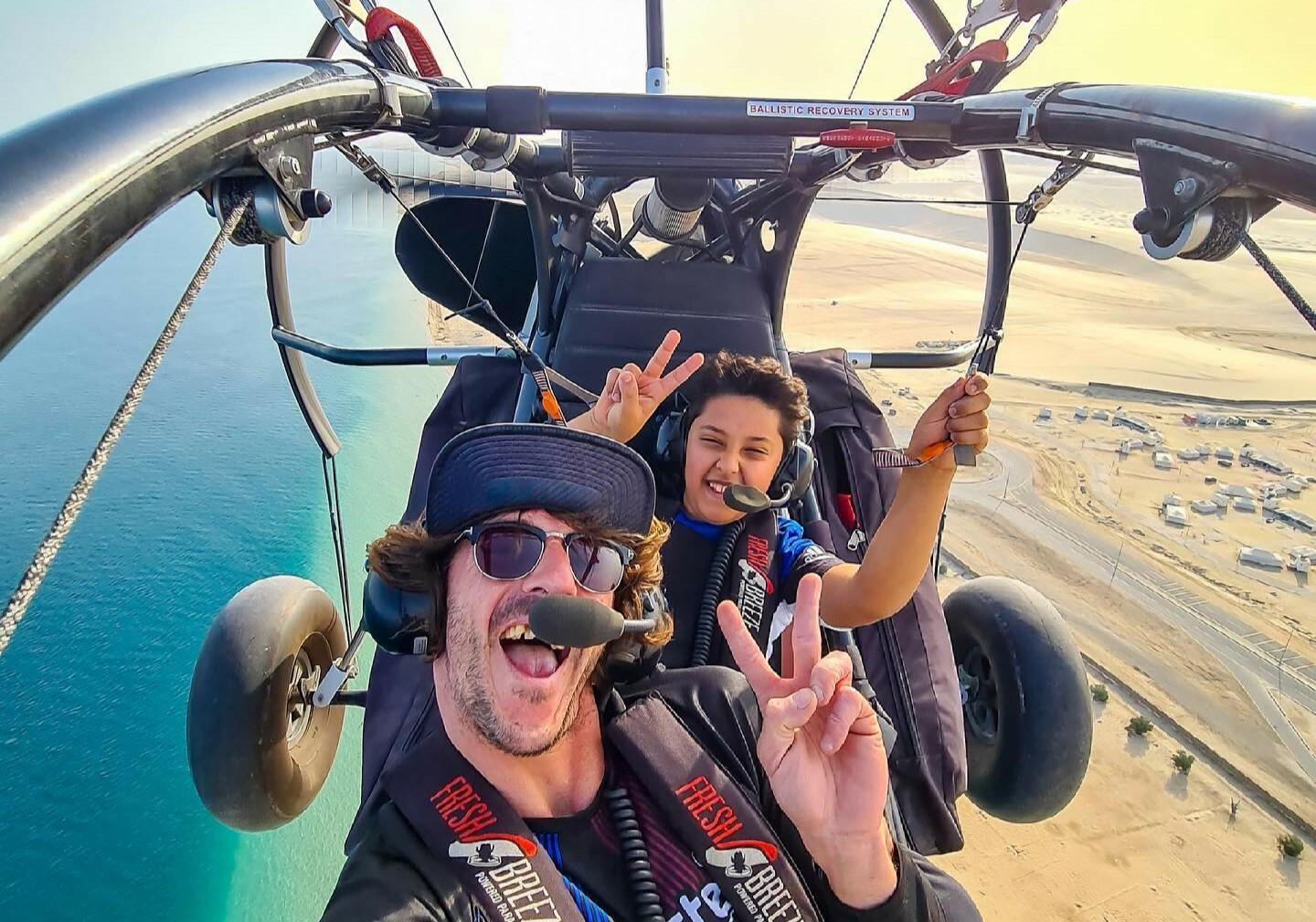 Doha: Unforgettable Paratrike Over Sealine & Arabian Gulf