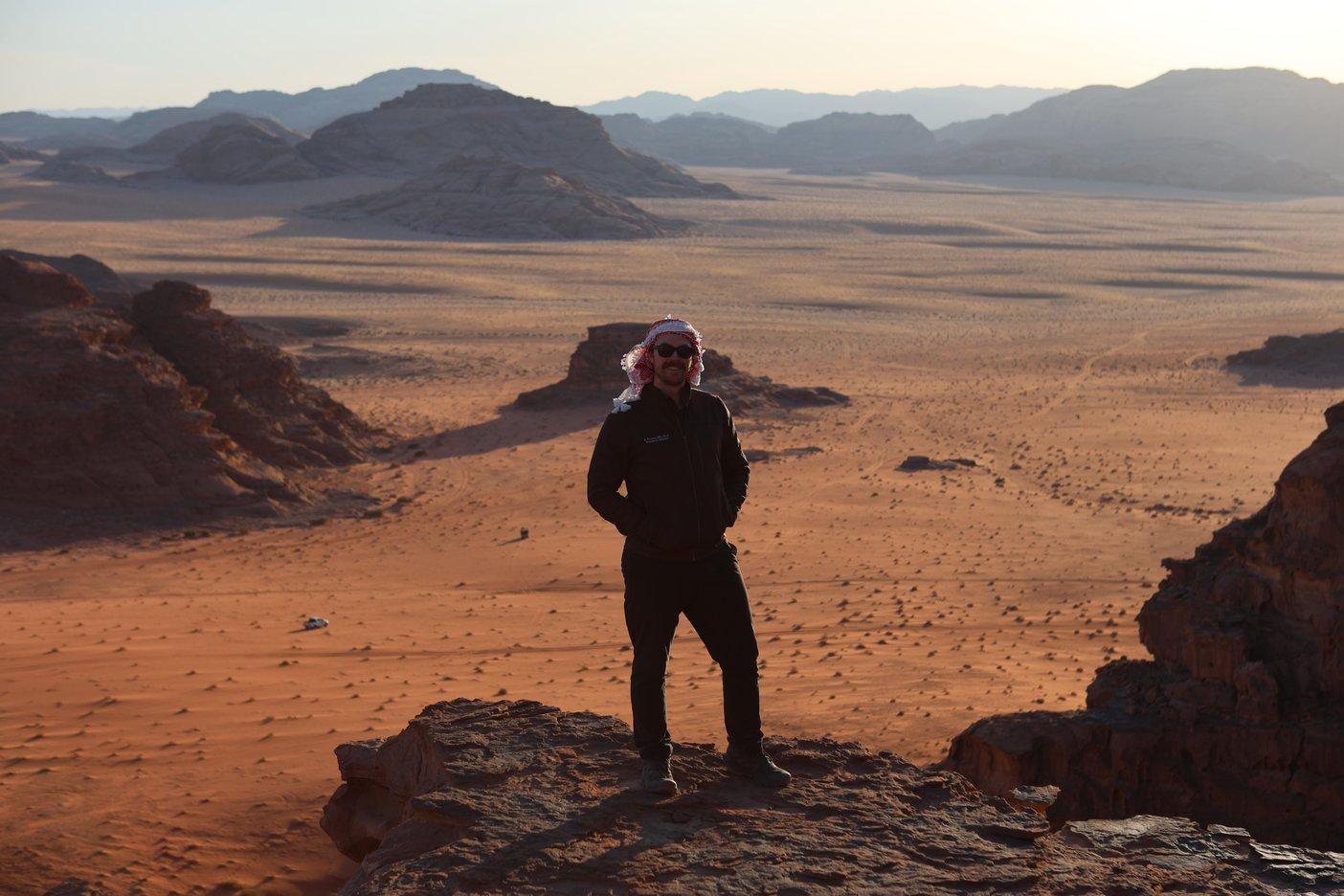 Wadi Rum Full-Day Tour, Overnight, 4 Meals, Sandboarding — guided tour in Aqaba