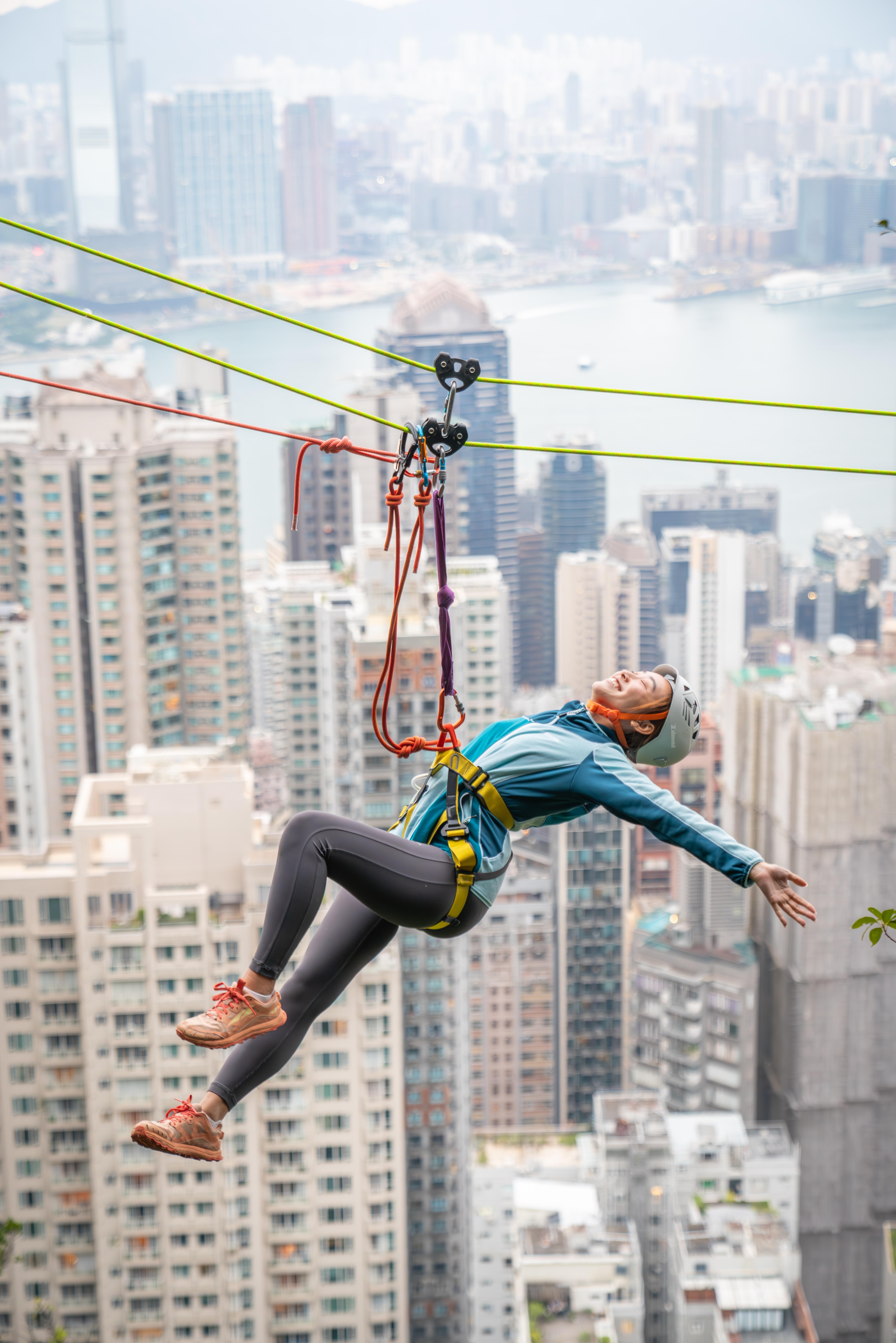 Hong Kong: The Peak Flight Via Ferrata Adventure 2