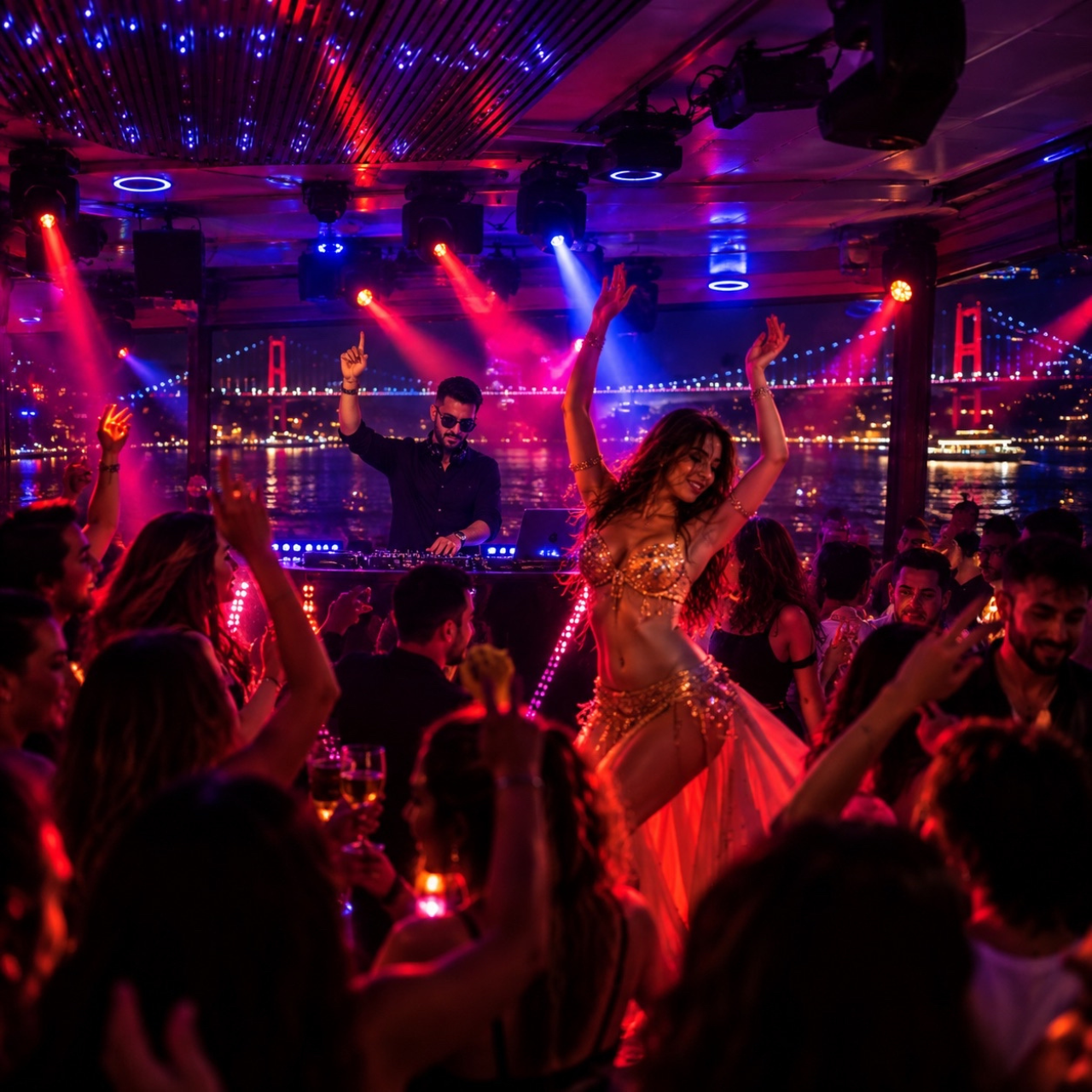 Istanbul: Bosphorus Dinner Cruise, Turkish Shows & DJ Party 3