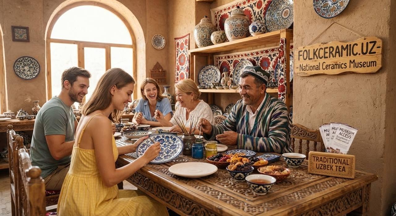 Tashkent: Uzbek Pottery Masterclass with Museum Entry