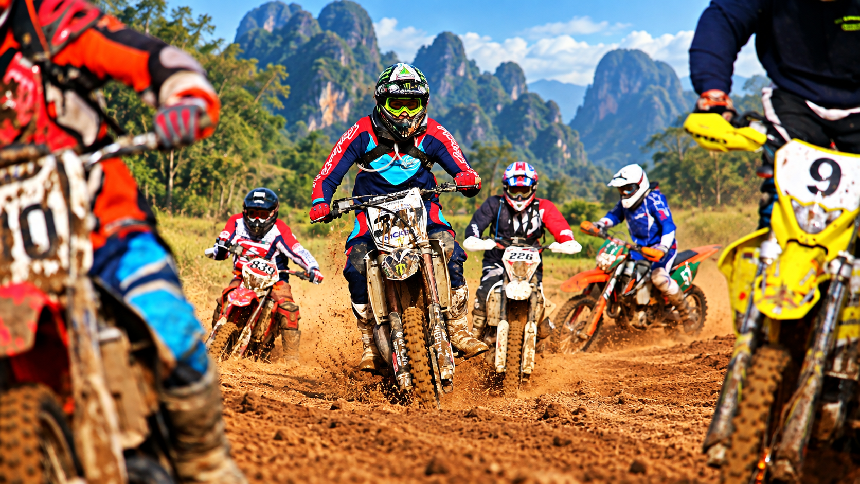 Vang Vieng: Full-Day Motorcycle Tour with Trekking — guided tour in Vang Vieng