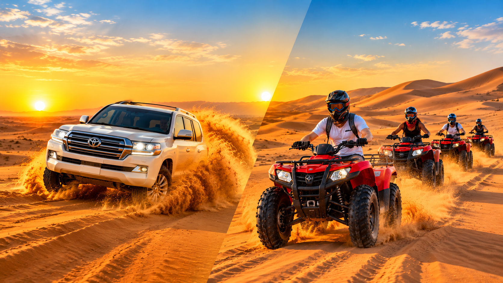Dubai: Desert Safari with Quad Bike, BBQ, and Shows