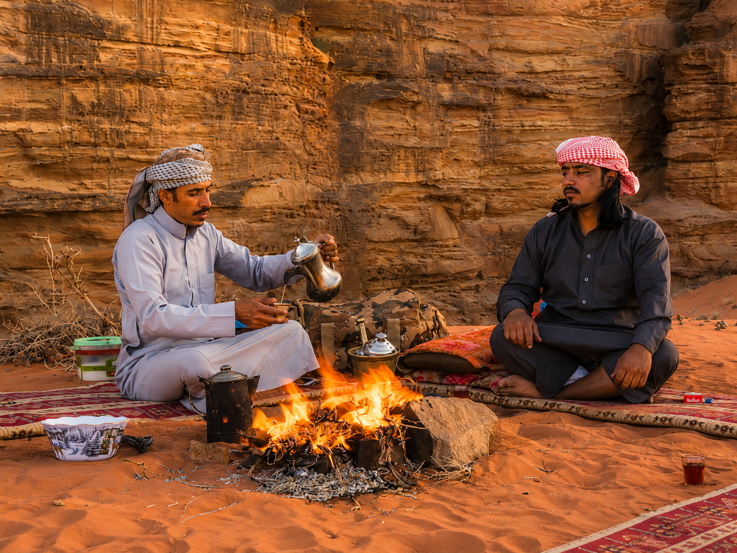 5-Hour Desert Jeep Tour & Bedouin Etiquette Class, Wadi Rum — guided tour in Aqaba
