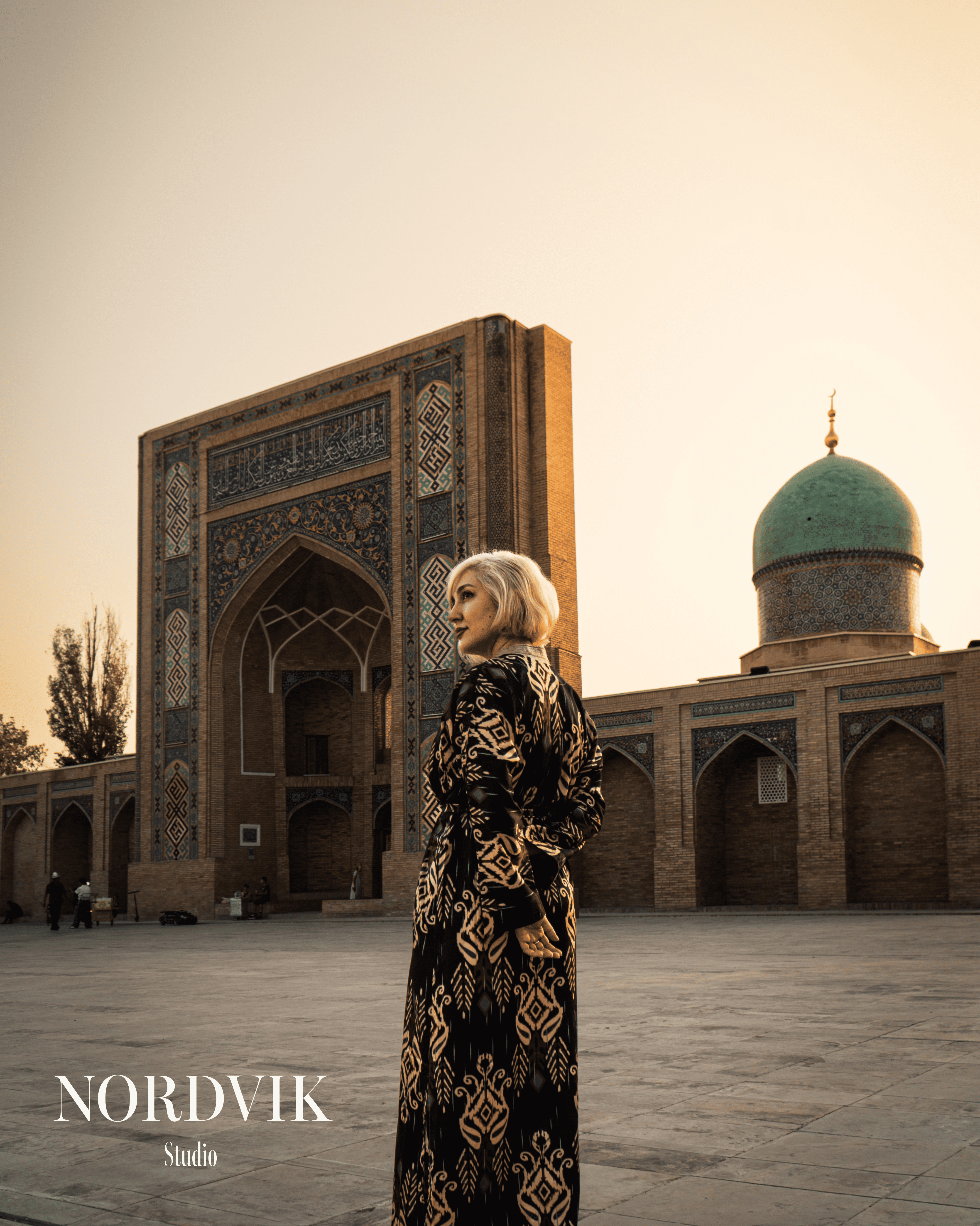 Uzbekistan: Flying & Cultural Dress Photoshoot