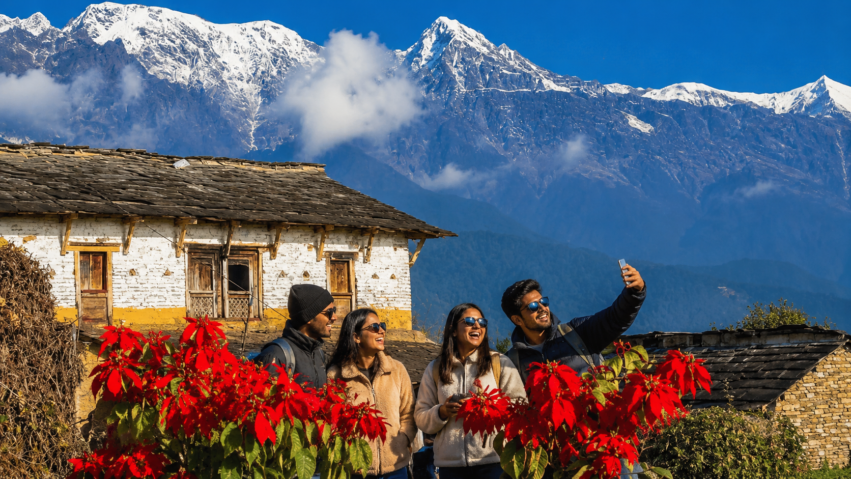 Pokhara: Annapurna Foothills Day Group Hike with Transfers