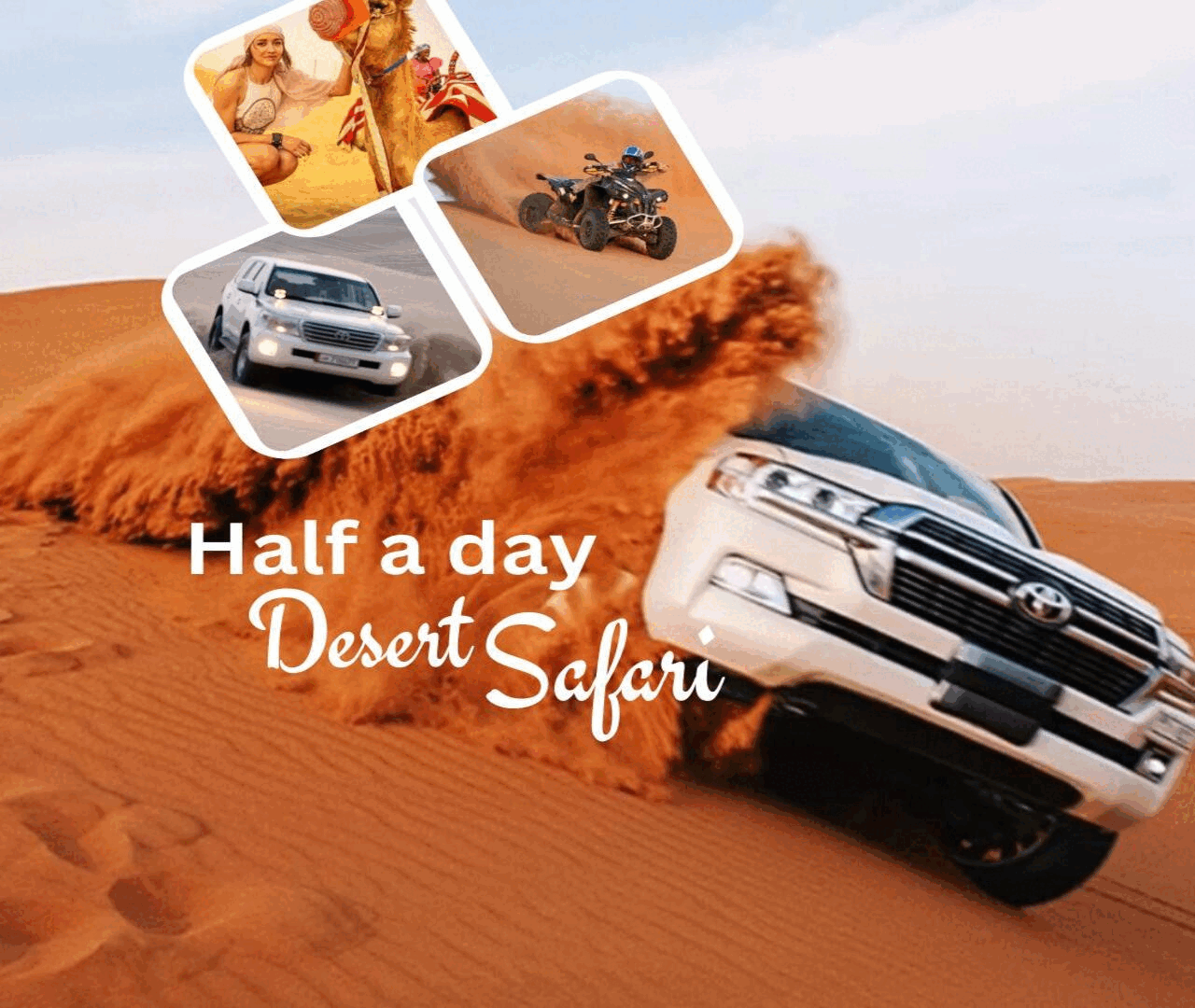 Doha : Private Desert Safari With Camel Ride & Sand Boarding