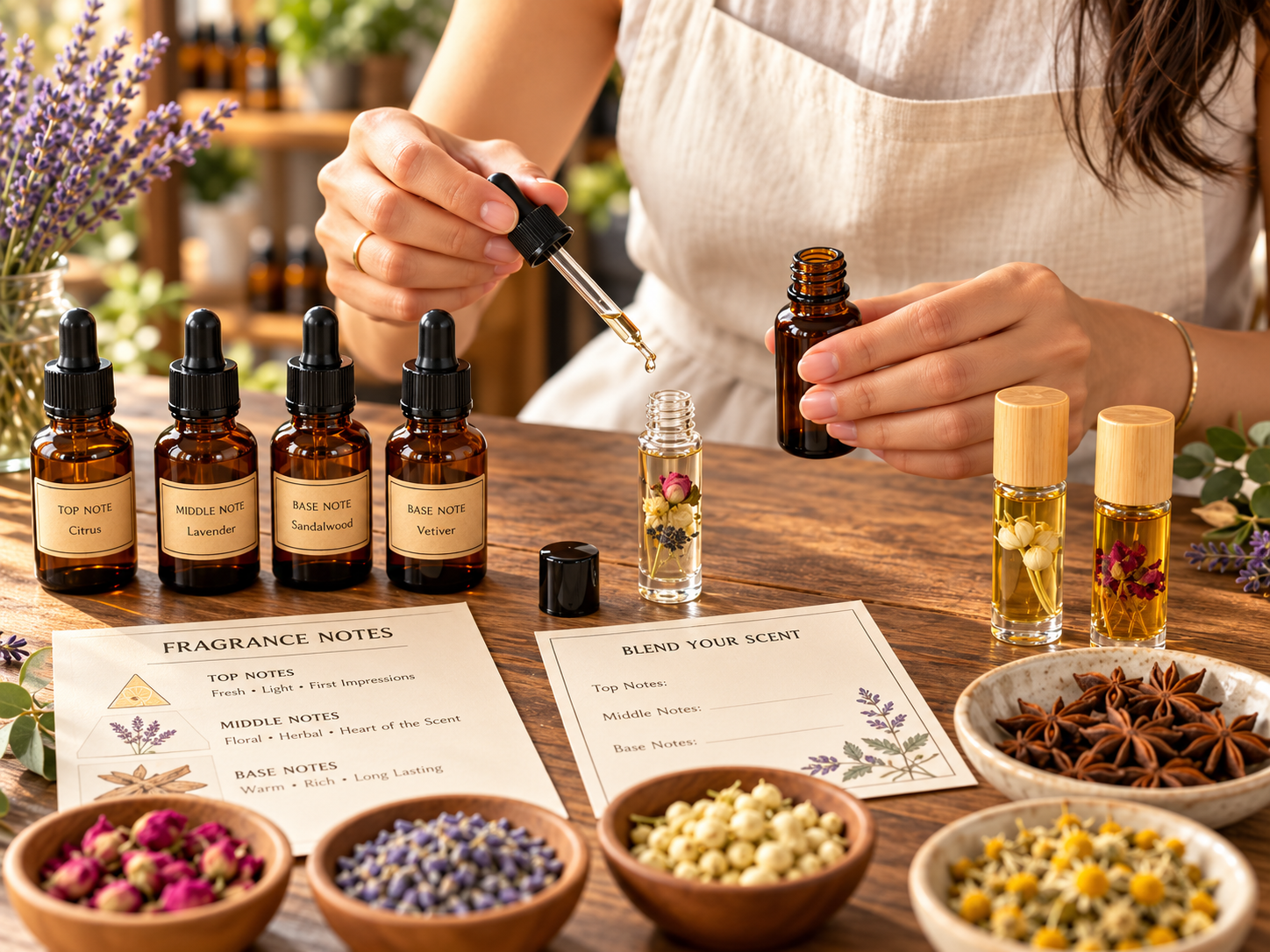 Luang Prabang: Workshop to Make Your Own Natural Perfume Oil