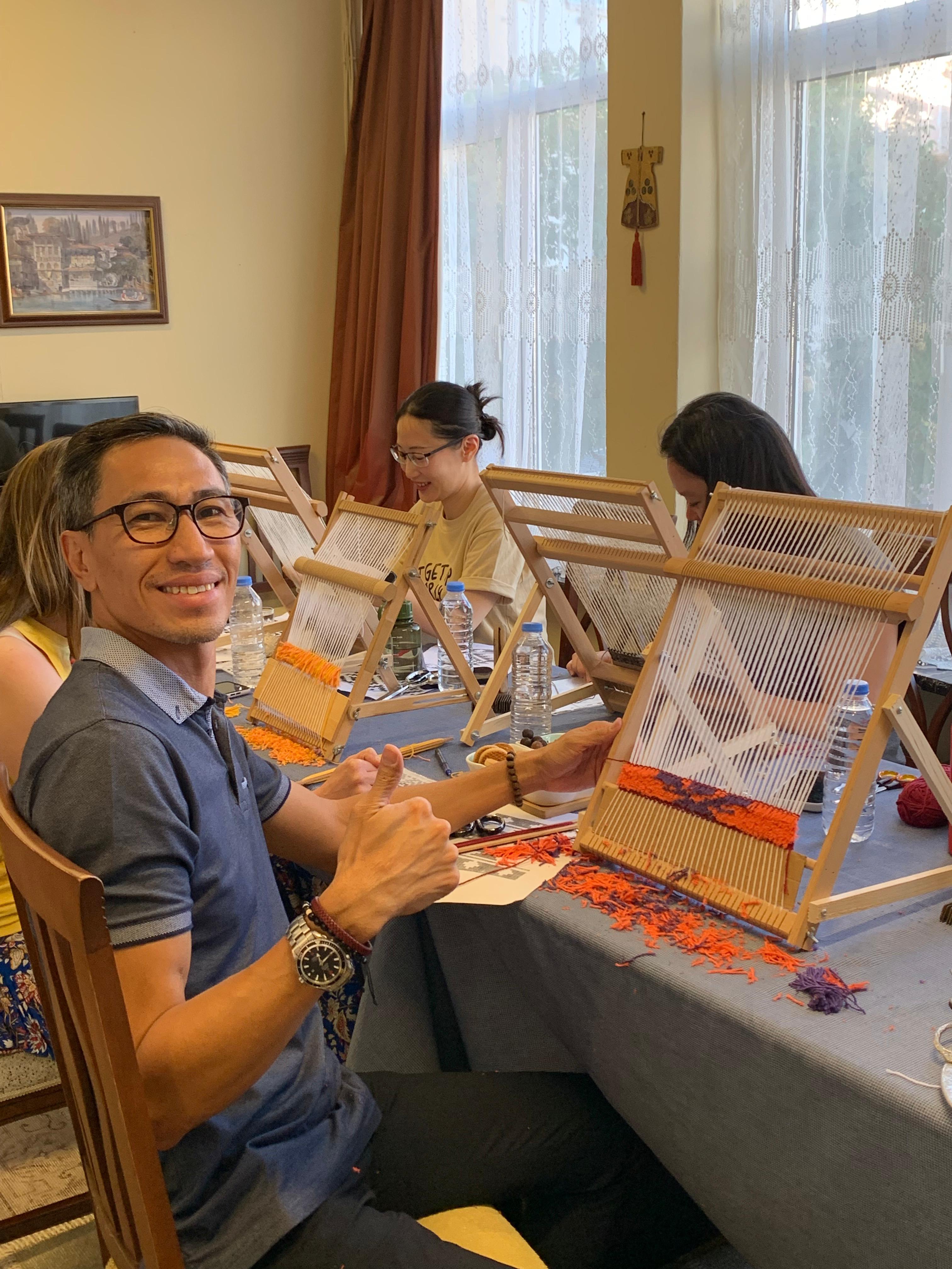 Istanbul: Turkish Carpet/Rug Weaving Workshop with Artisan 3
