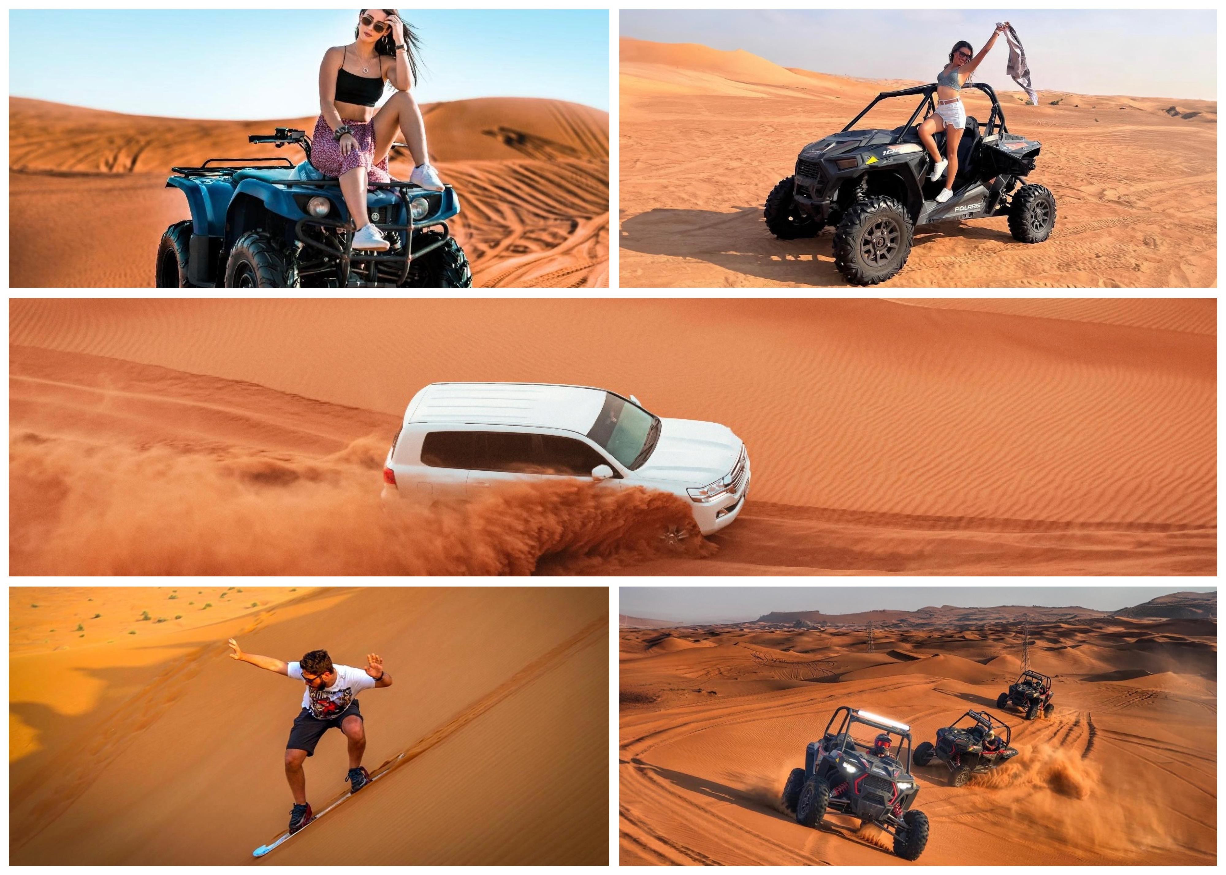 Doha: Safari 4x4, ATV/Quad, Camels, Sandboarding& Inland Sea