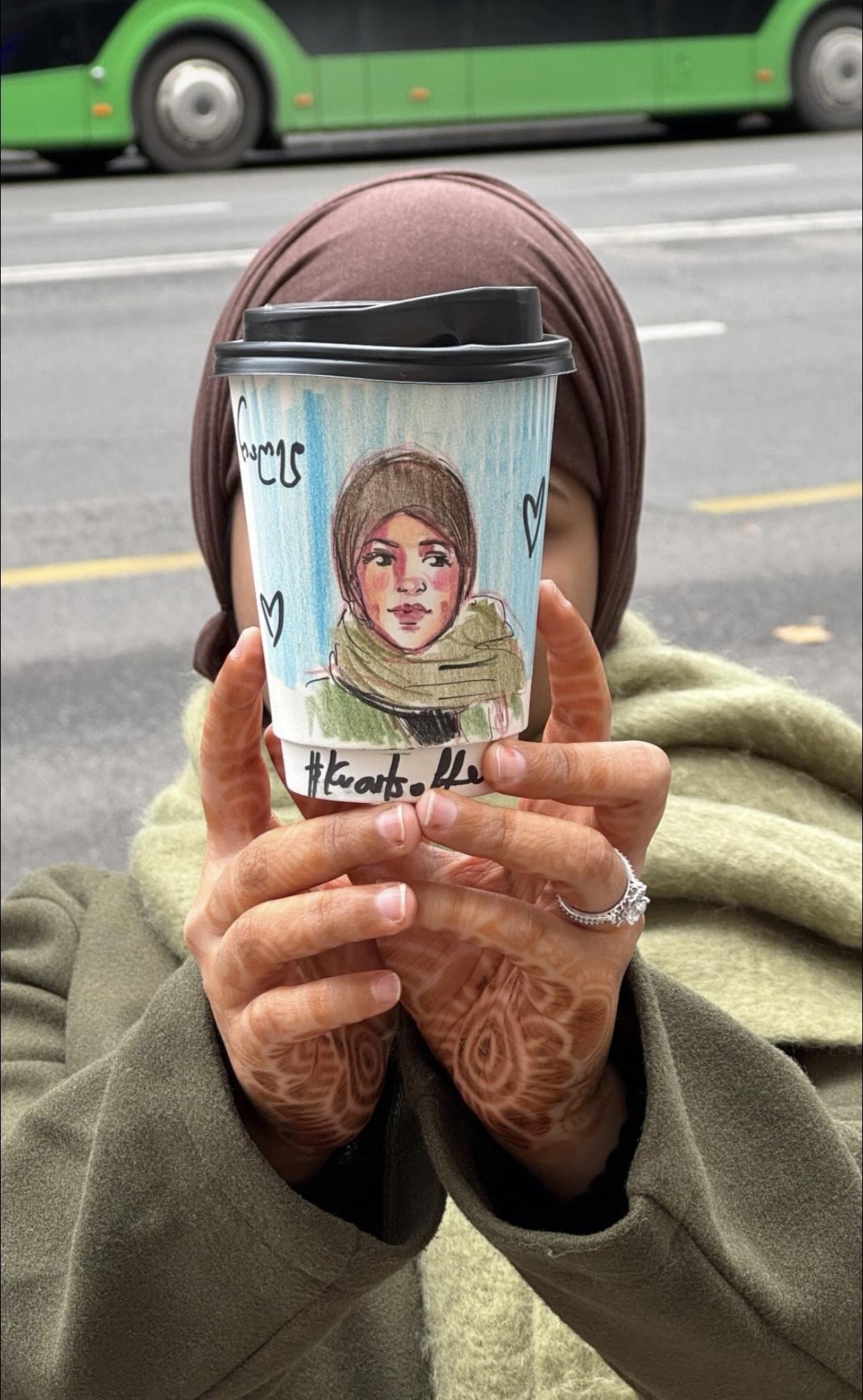 Tbilisi: Cup Drawing & Coffee w/ Your Photo Tour + Skip-the-Line
