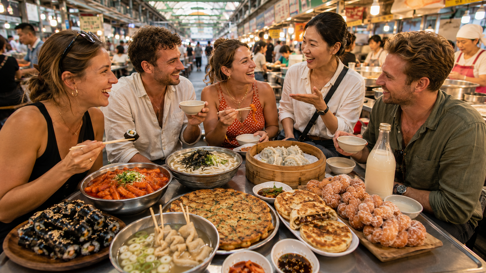 Seoul: Gwangjang Market Street Food & Rice Wine Walk 2