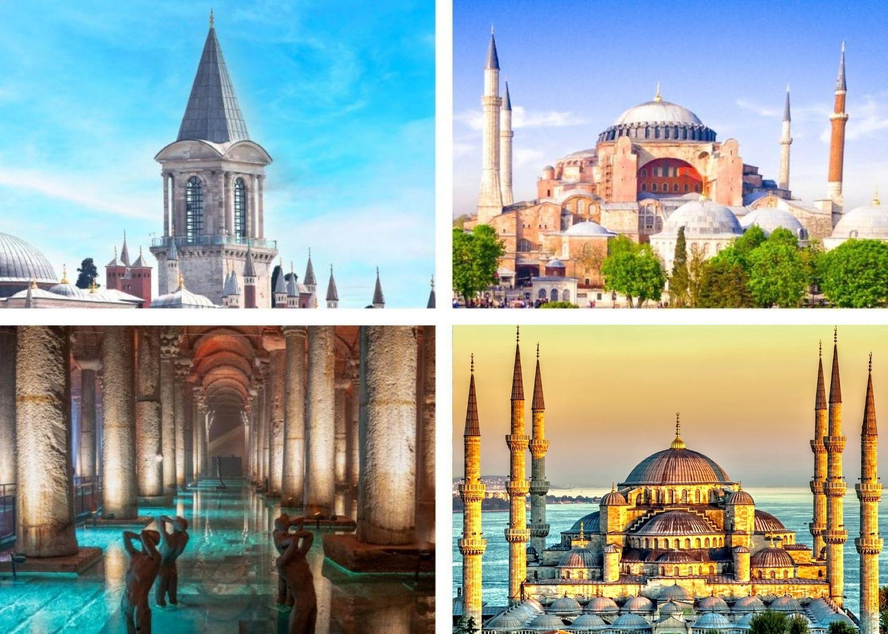 Istanbul: Topkapi, Hagia Sophia, Basilica & Blue Mosque Pass