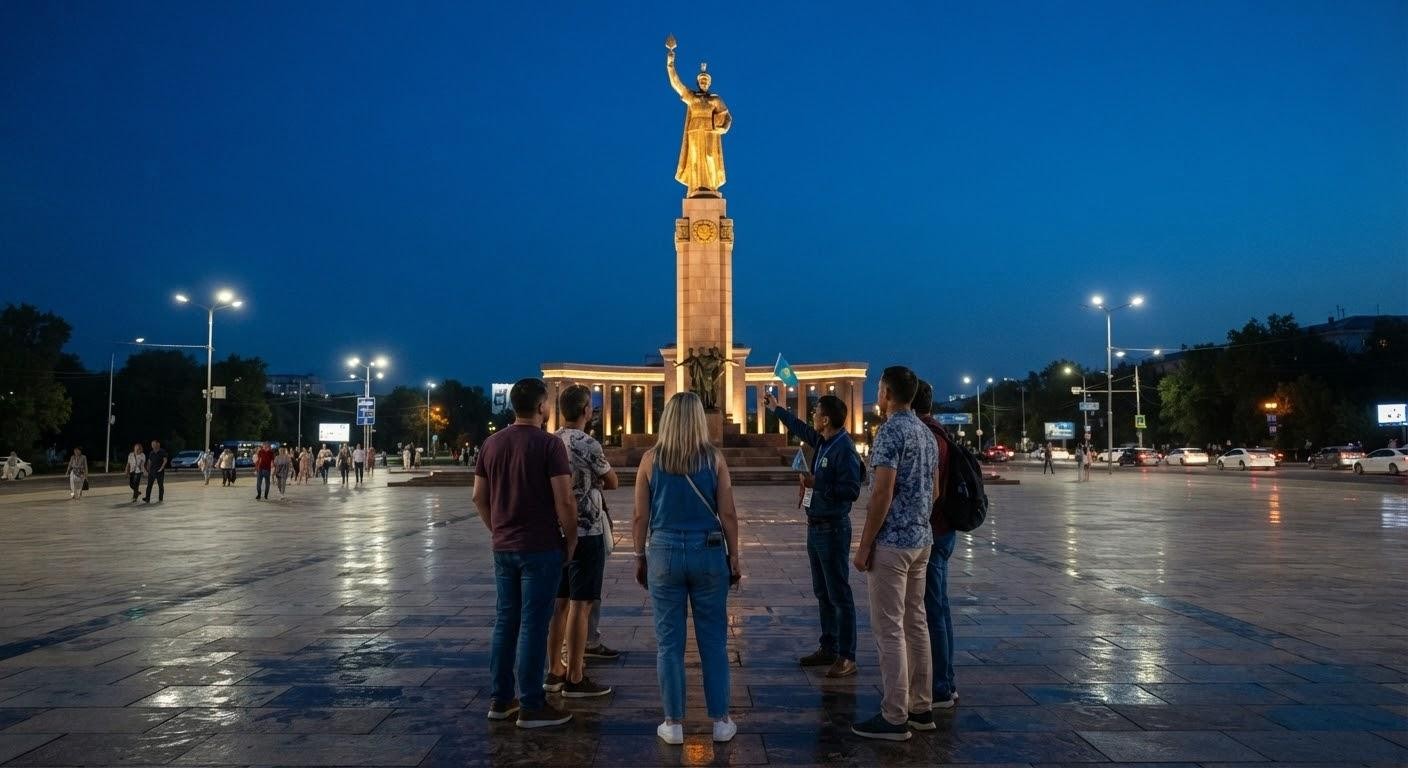 Almaty: Night Lights Tour, Panoramic Views & Local Bar Stop 3