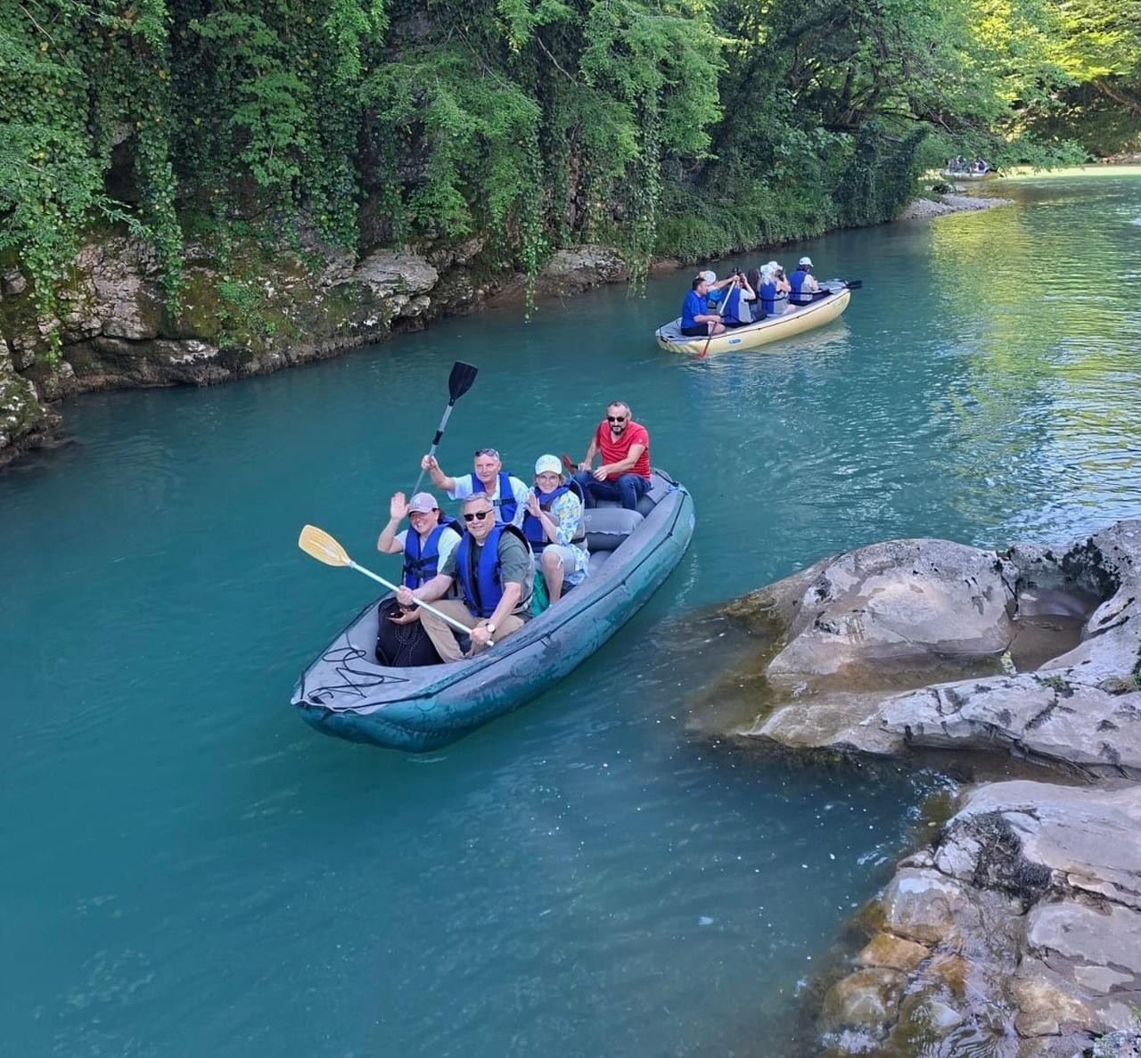 Prometheus Cave & Martvili Canyon Group Tour From Kutaisi✅✅✅