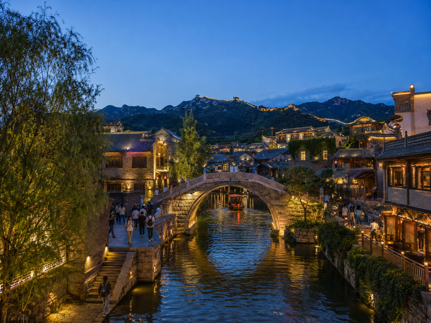Beijing: Gubei Water Town Day-to-Evening Trip 2