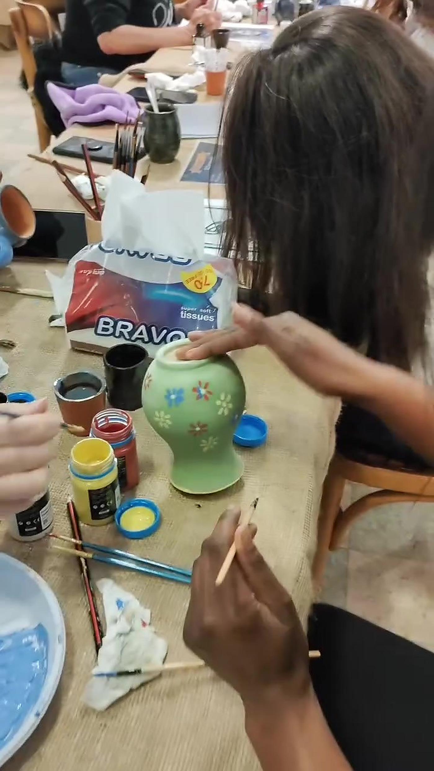Amman: Pottery Painting Workshop with Drinks and Snacks 2