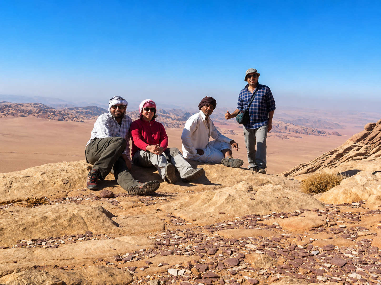 Wadi Rum Jabal Al-Hash Hike with sunset 2