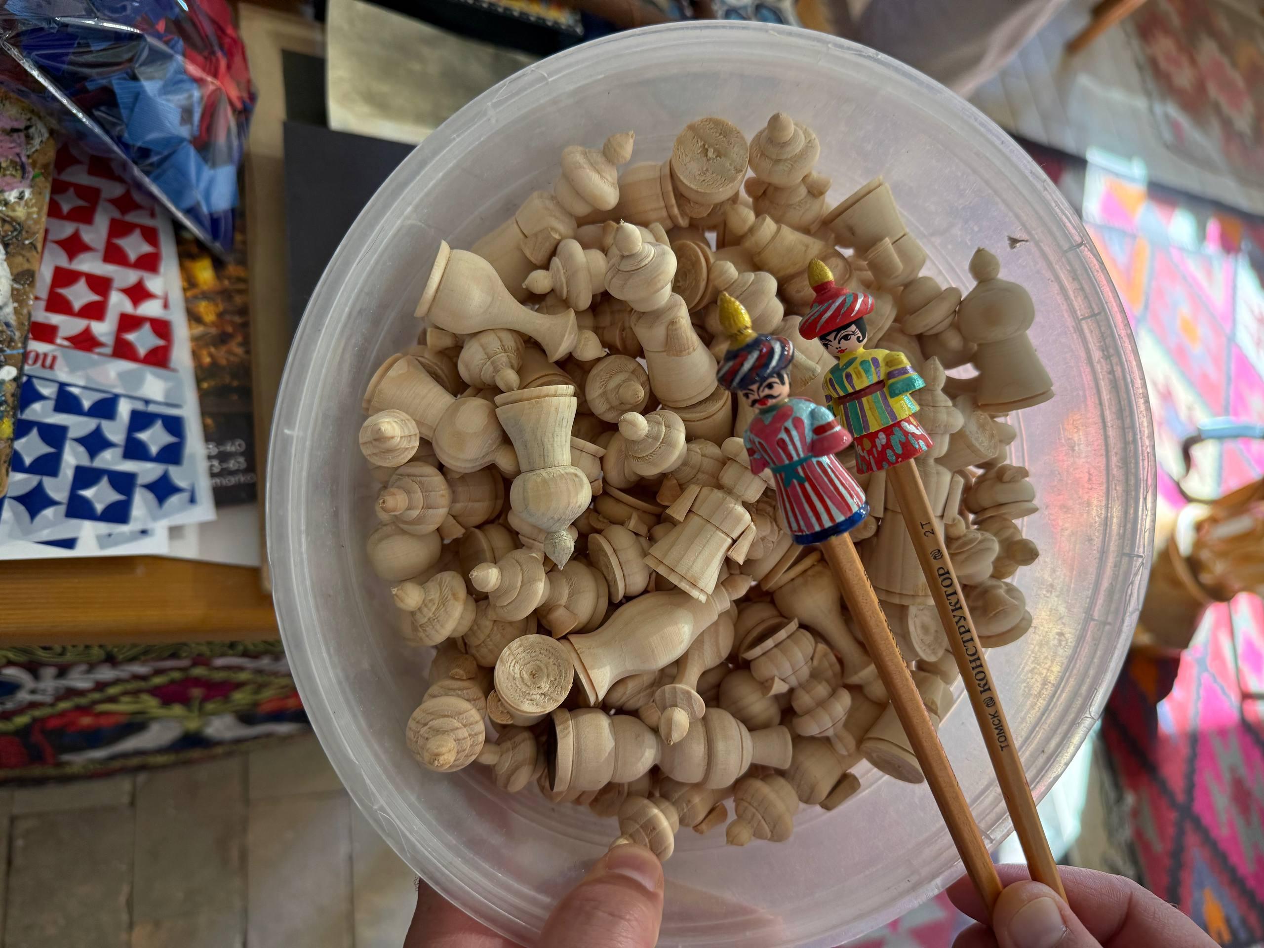 Samarkand: Paint Your Own Traditional Uzbek Folk Figurine 2