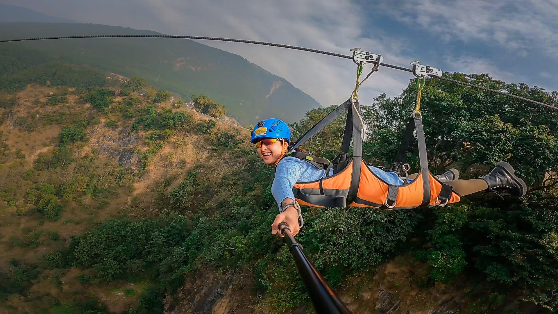 Kushma: Zipline Adventure with Superman Zipline Option 2