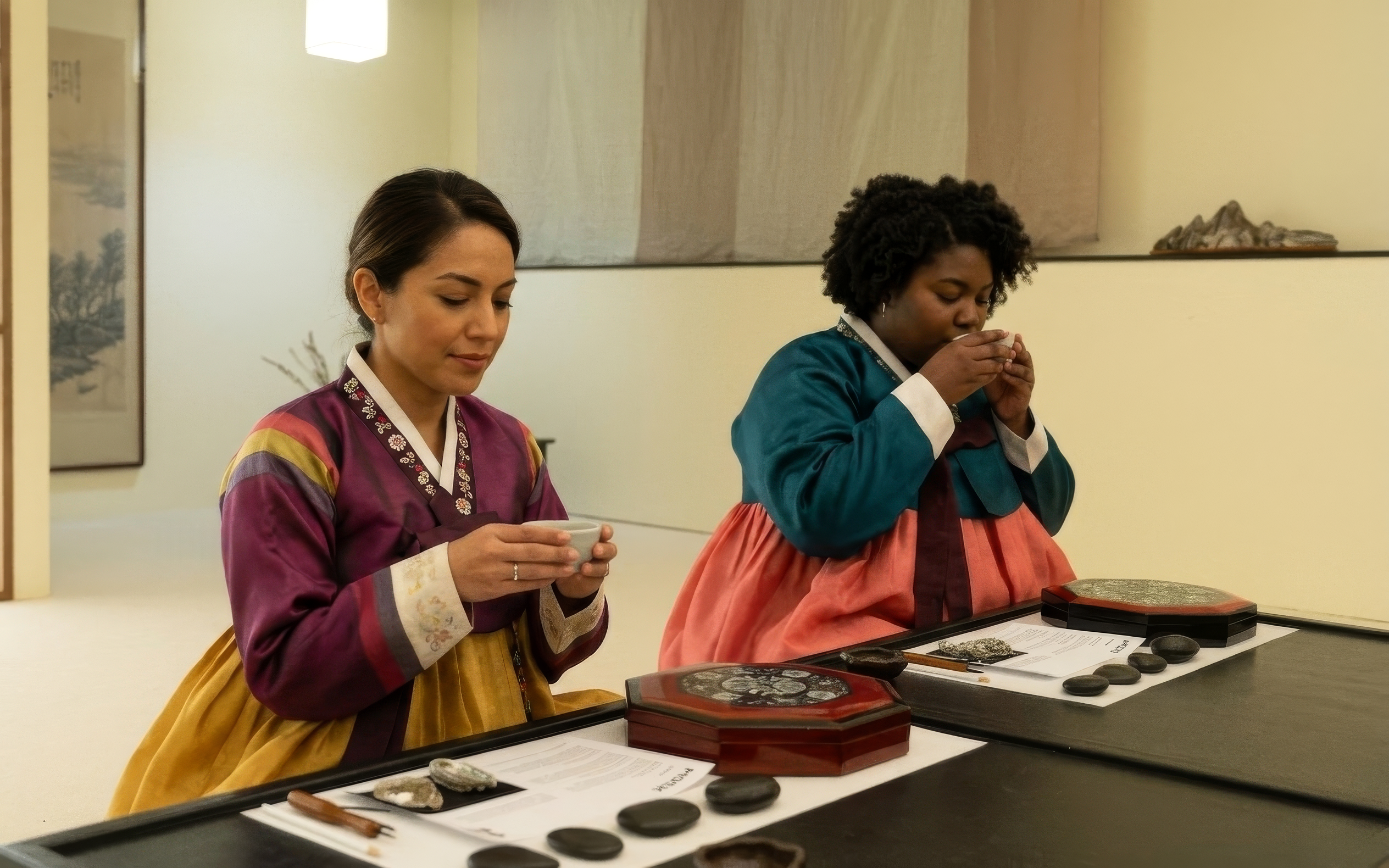 Seoul: Wearing Hanbok and Drawing Hangeul Folk Lettering 3