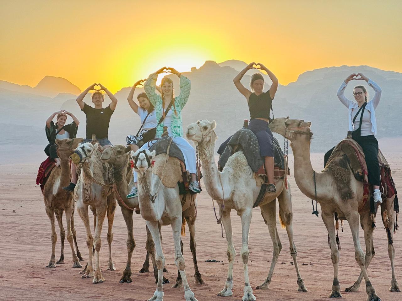 Wadi Rum: 4x4 Sunset Tour with Bedouin Dinner & Camp Stay