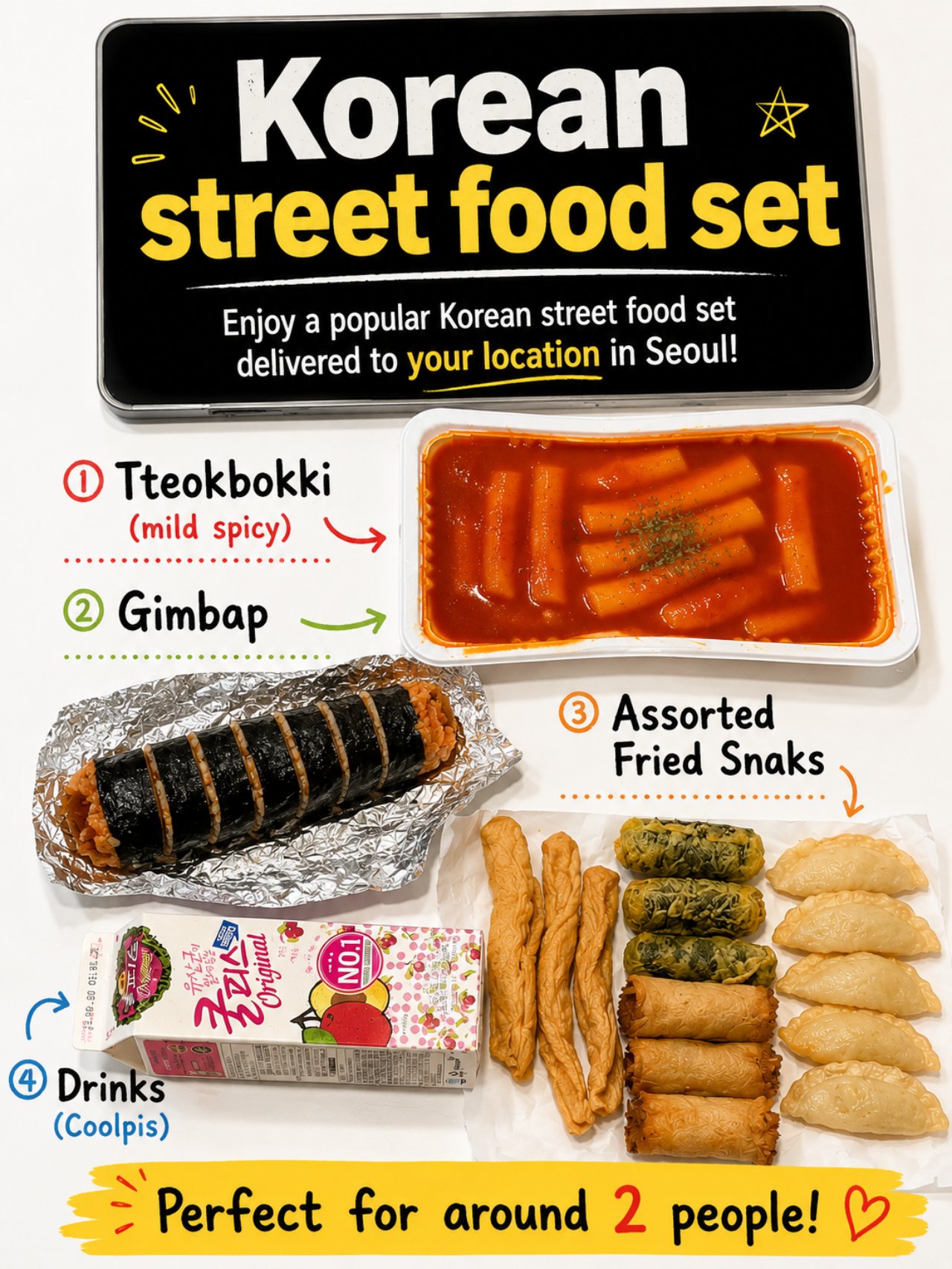 Seoul: Korean Food Delivery to Your Hotel or Airbnb 3