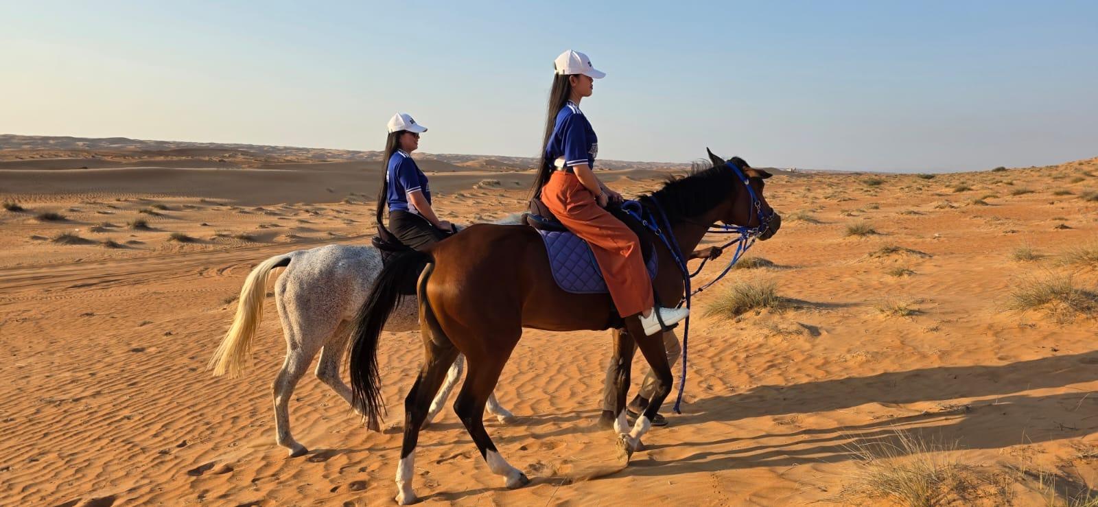 Muscat: Desert Sunset Tour with Horse and Camel Ride 2
