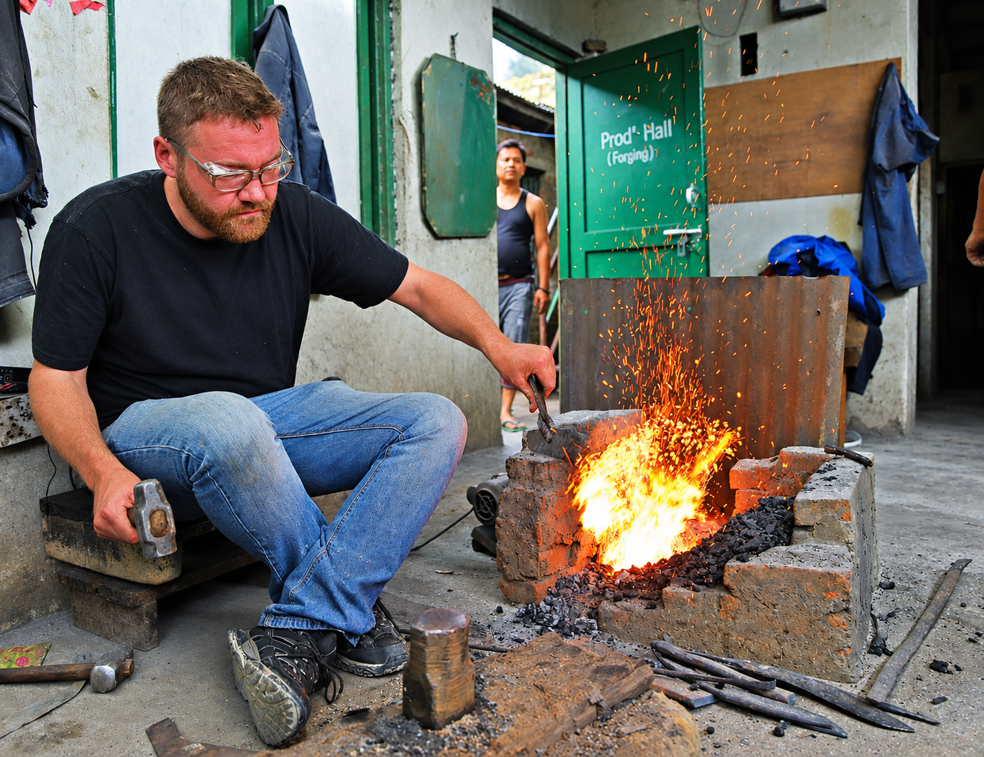 Kathmandu: Private Khukuri Forging Demo with a Female Guide