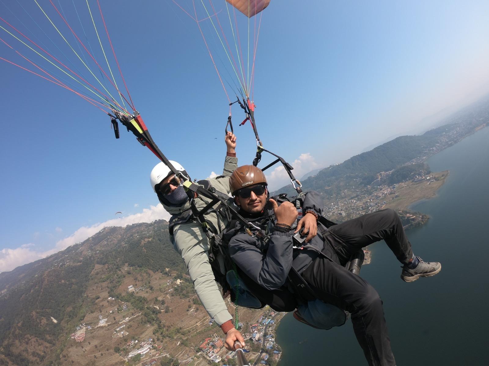 Paragliding at Pokhara