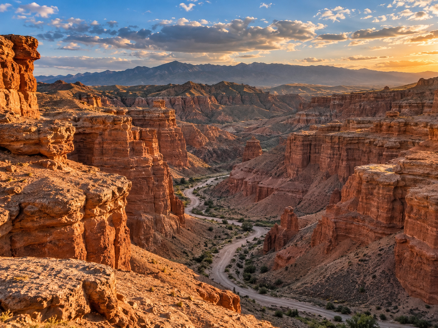 From Almaty: Charyn Canyon, Kolsai & Kaindy Lakes Day Tour