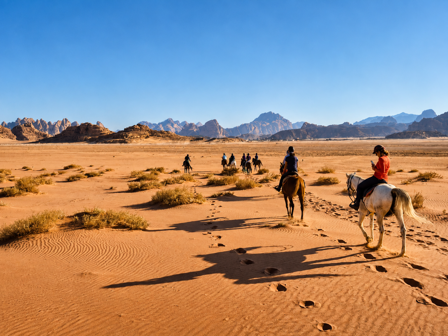 Horseback Riding, Bedouin Dinner & Party I Wadi Rum 4 Hours