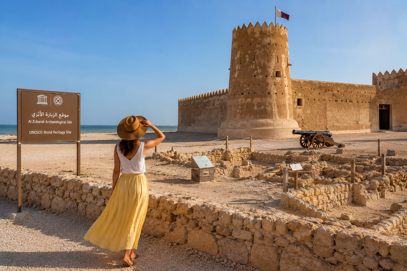 North Qatar: 4-Hour Guided UNESCO Heritage Tour with Entry
