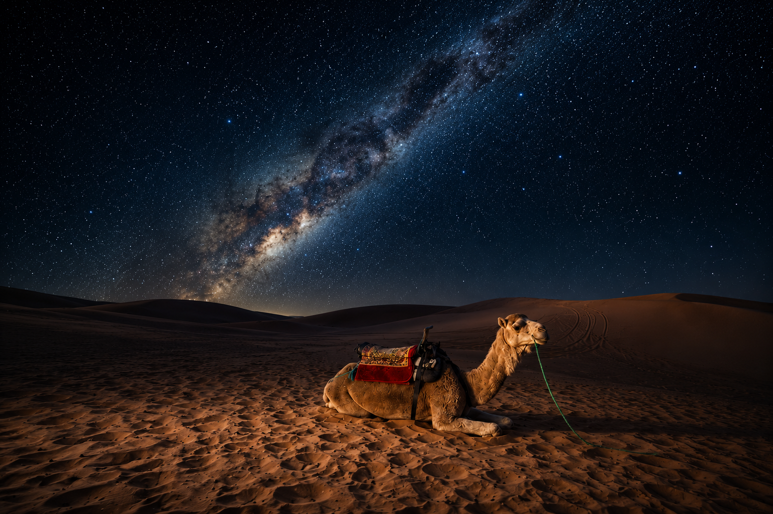 Doha: Moonlight Desert Safari by 4x4 with a Camel Stop 2