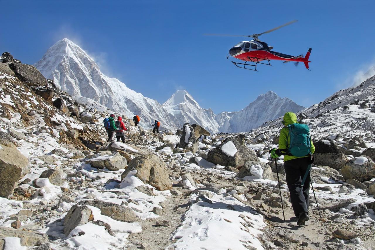 Annapurna base camp helicopter tour