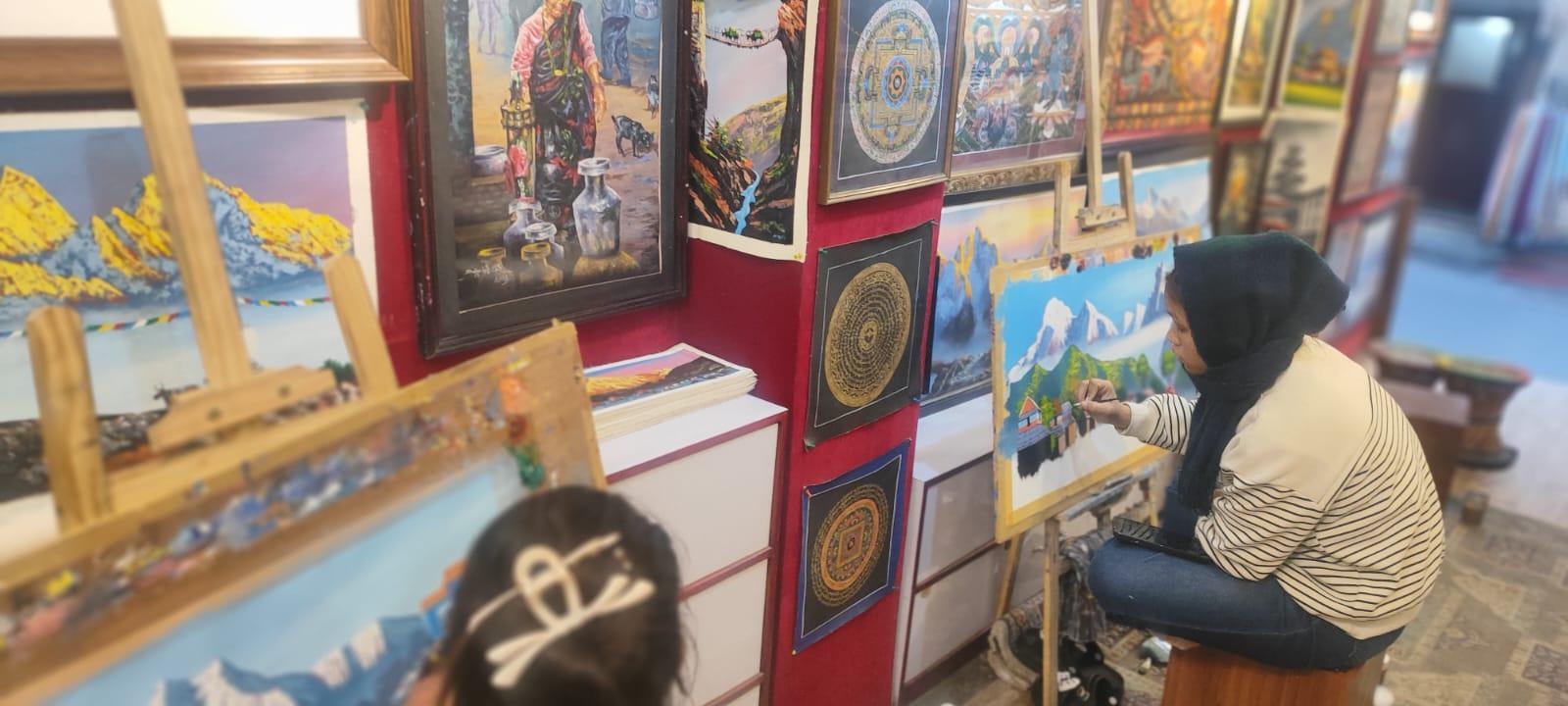 Kathmandu: Thangka Painting Workshop with Guide 3