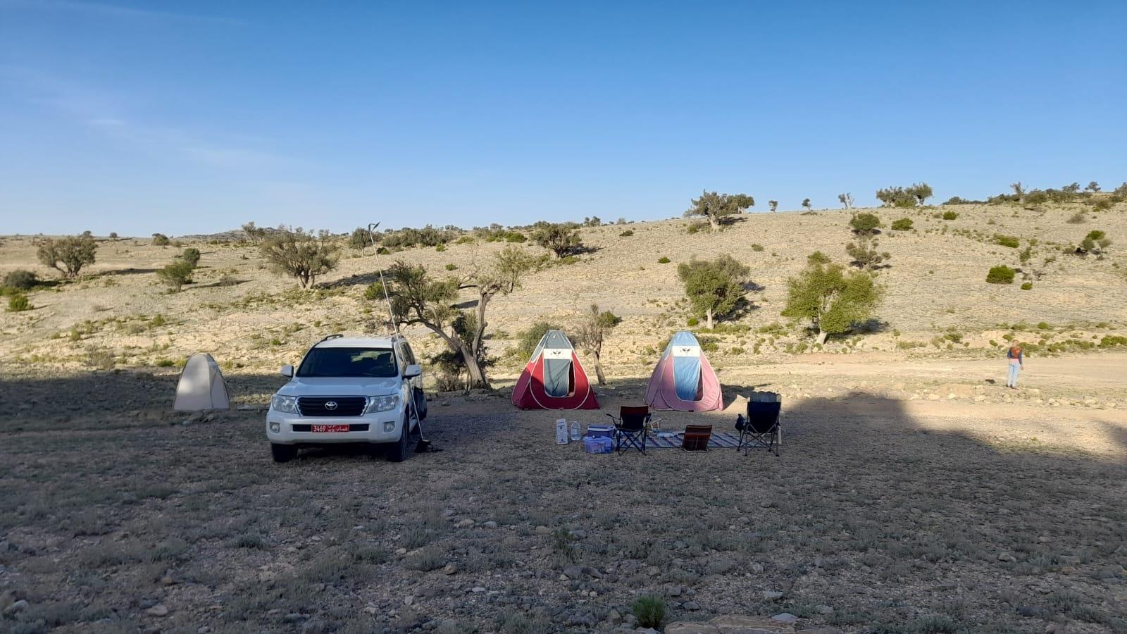 From Muscat: Jebel Akhdar Overnight Camping with Meals