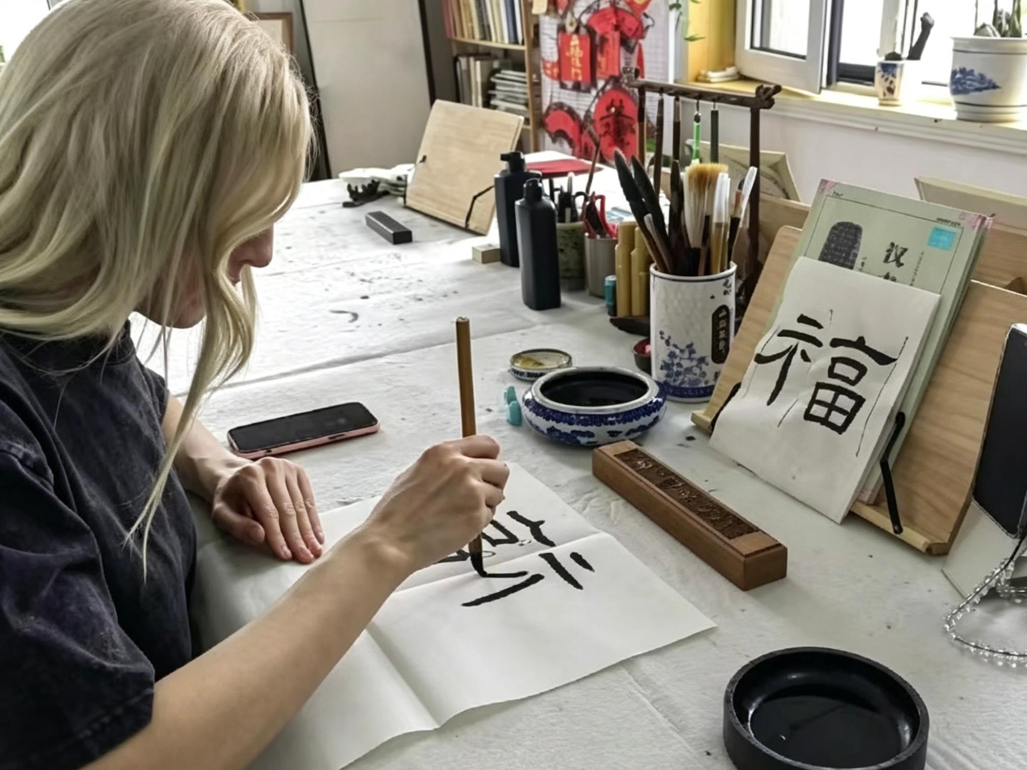 Beijing: Chinese Brush Calligraphy Workshop