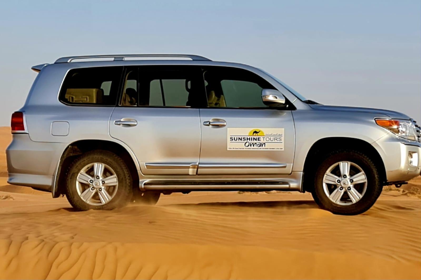 From Muscat: Wadi Bani Khalid & Wahiba Sands Transfer