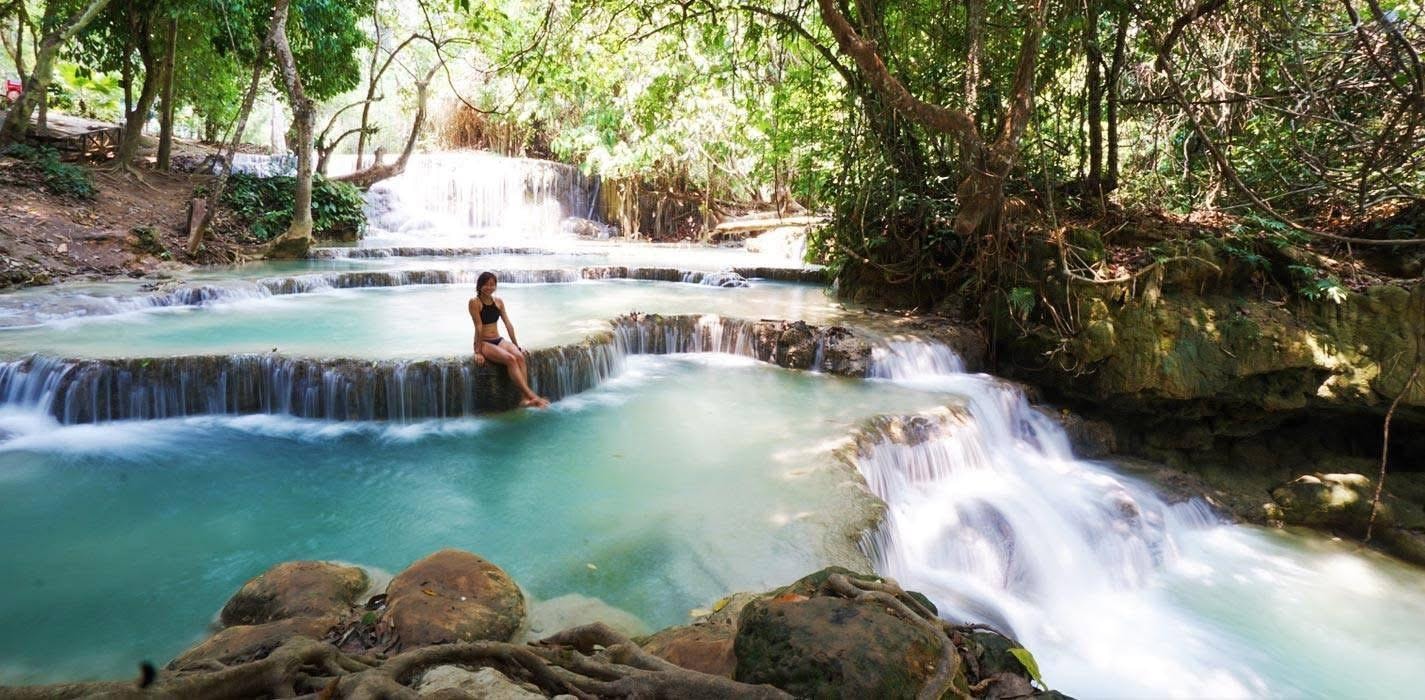 From Luang Prabang: 1-Day Pak Ou Caves & Kuang Si Falls Tour 2