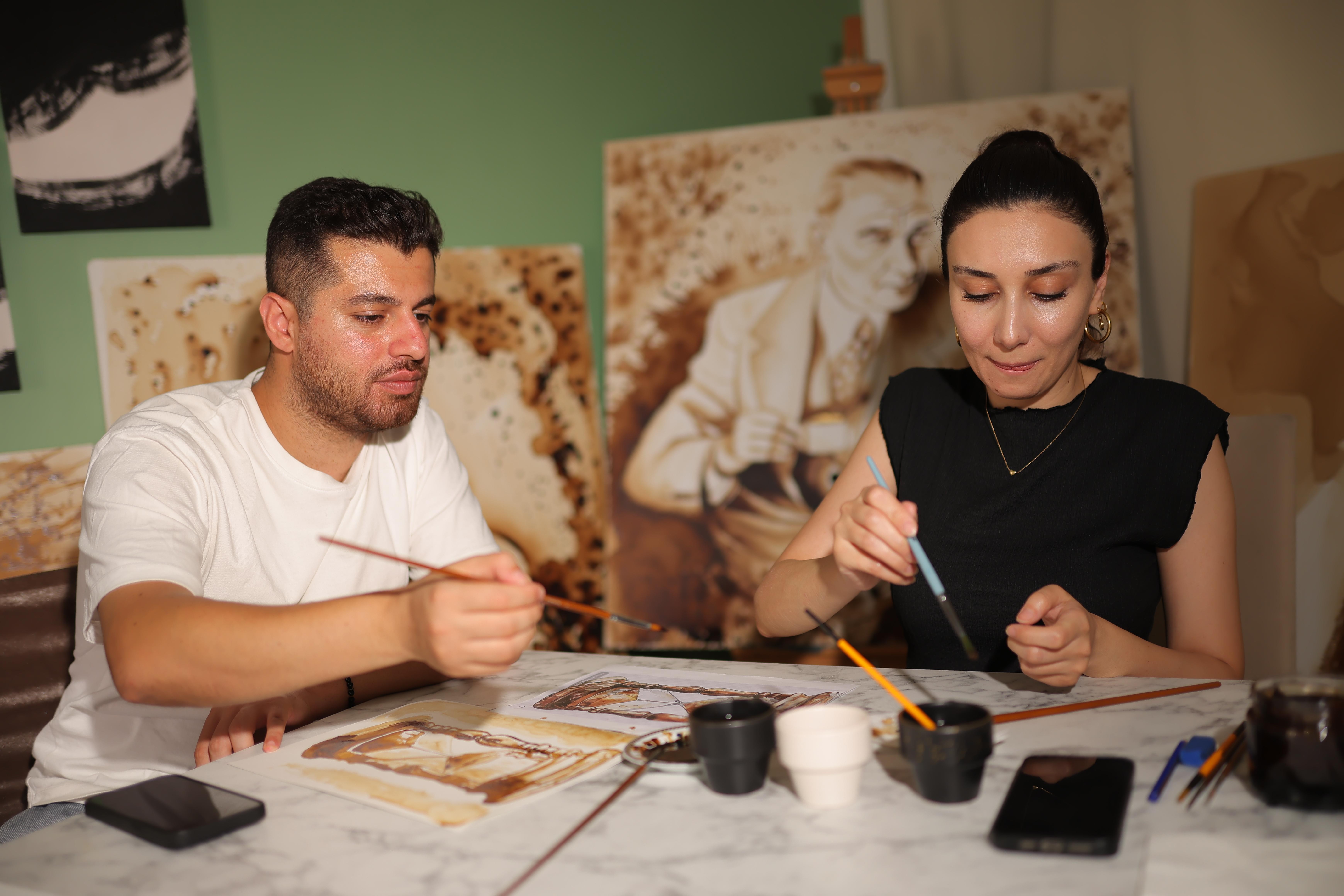 Turkish Coffee Painting Workshop with Local Art Teacher 3