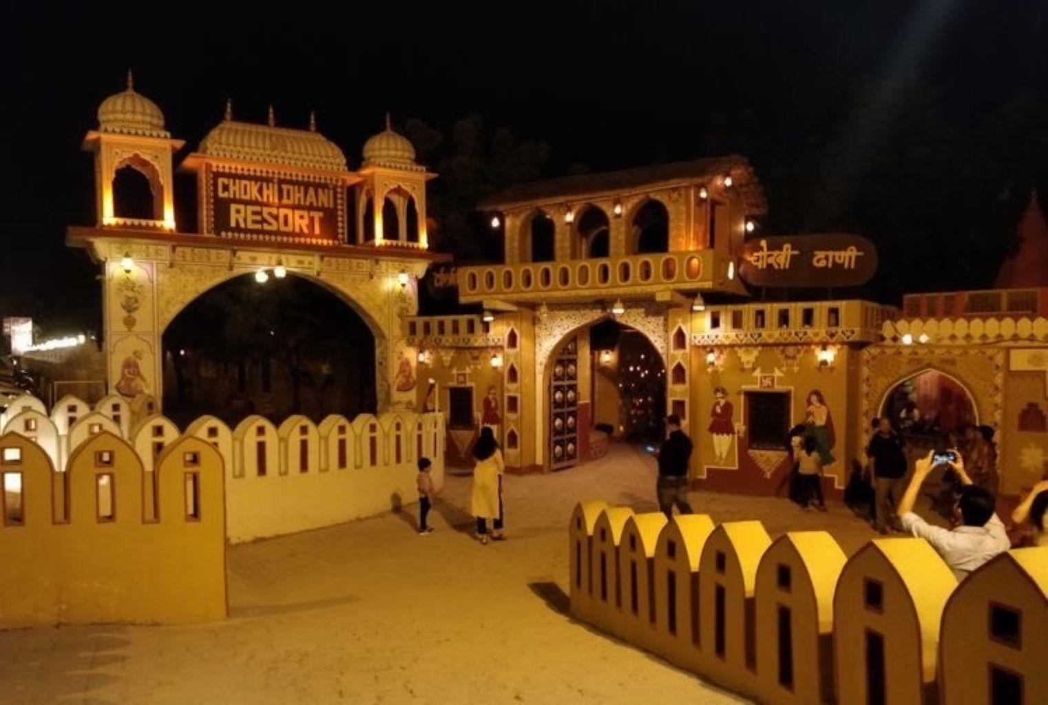 Jaipur Evening Tour Chokhi Dhani village culture with dinner 2