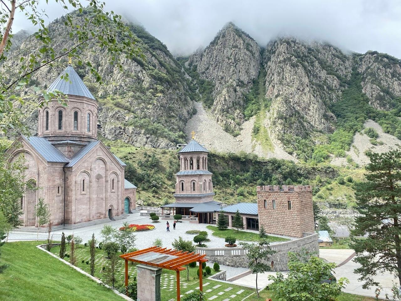 Kazbegi: Dariali Monastery, Gveleti Waterfall & Gergeti Tour — guided tour in Kazbegi