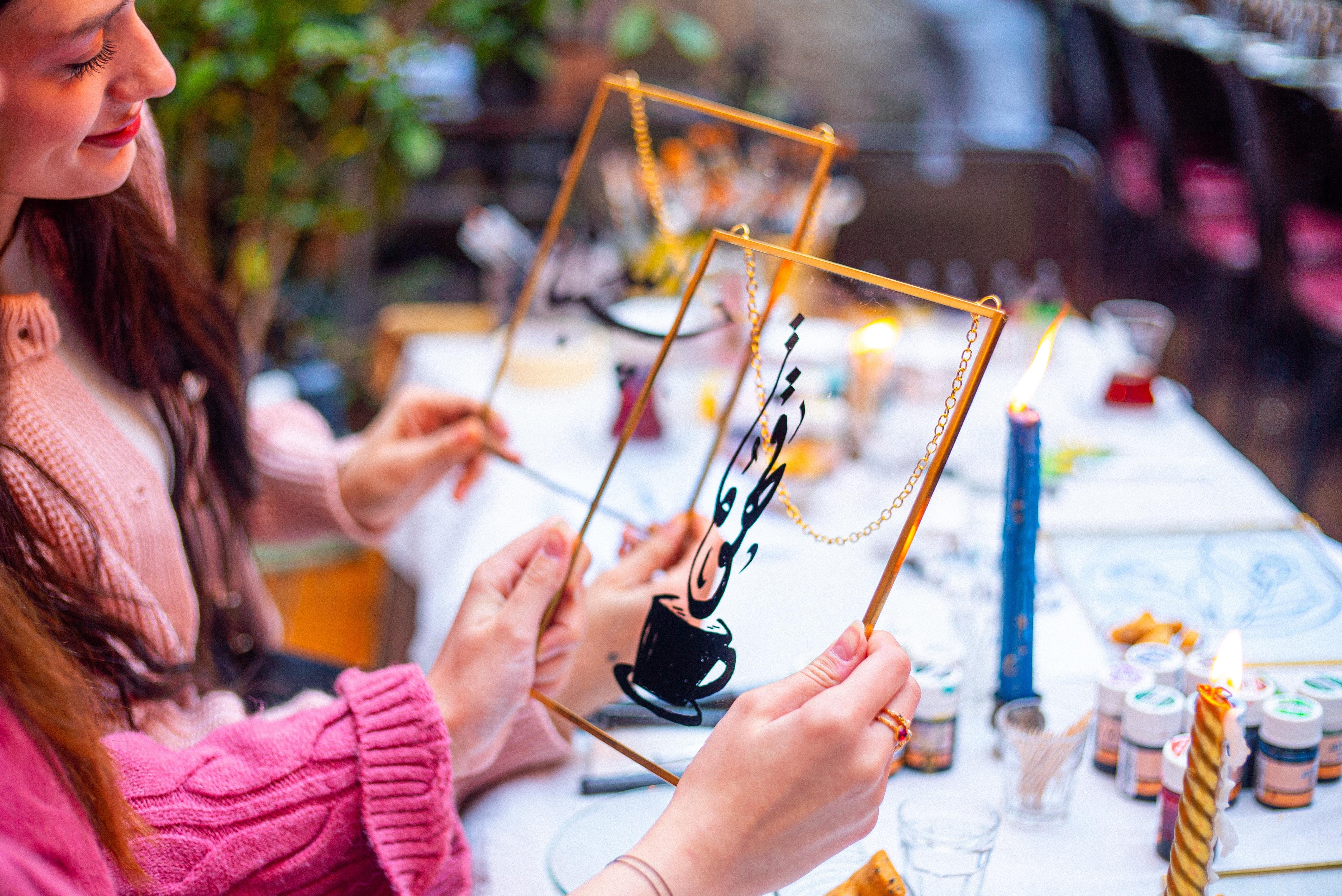 Istanbul: Turkish Calligraphy Workshop & Brass Framed Glass