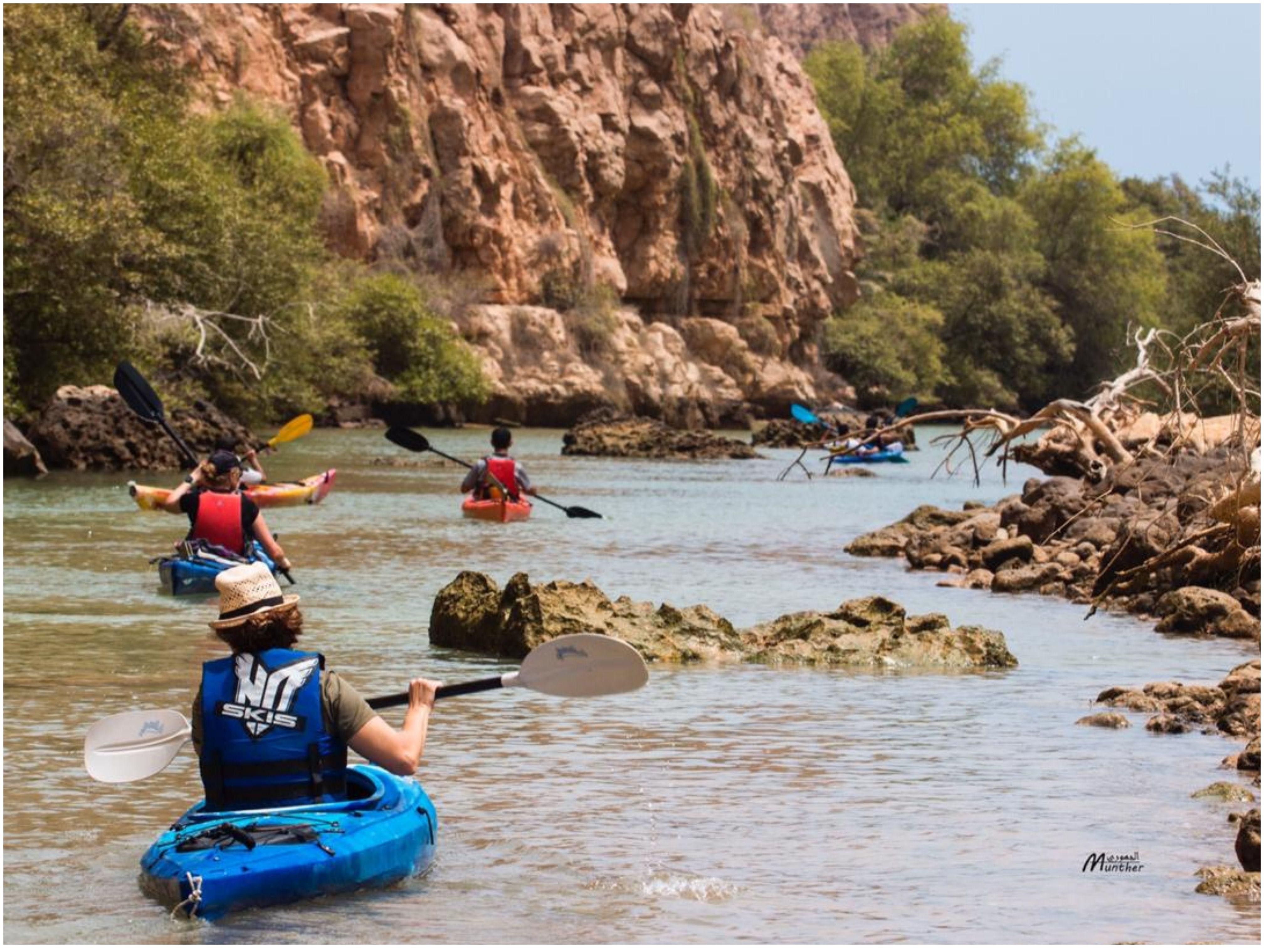 From Muscat: Al Qurum Beach Sunset Kayaking Experience 2