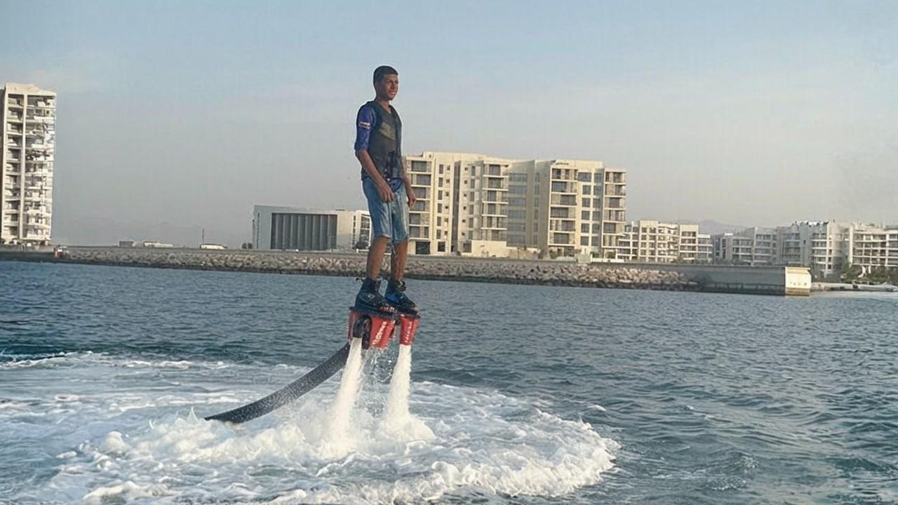 Muscat: Flyboarding Above the Waves at Al Mouj Marina 3